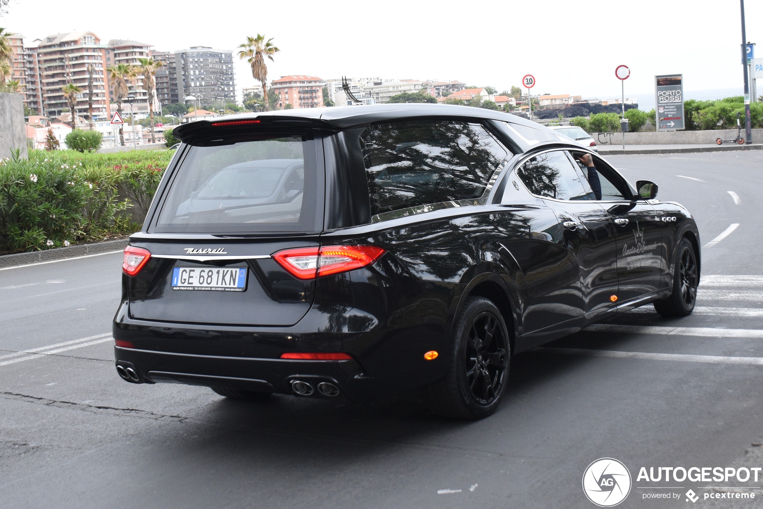 Maserati is converted into a hearse