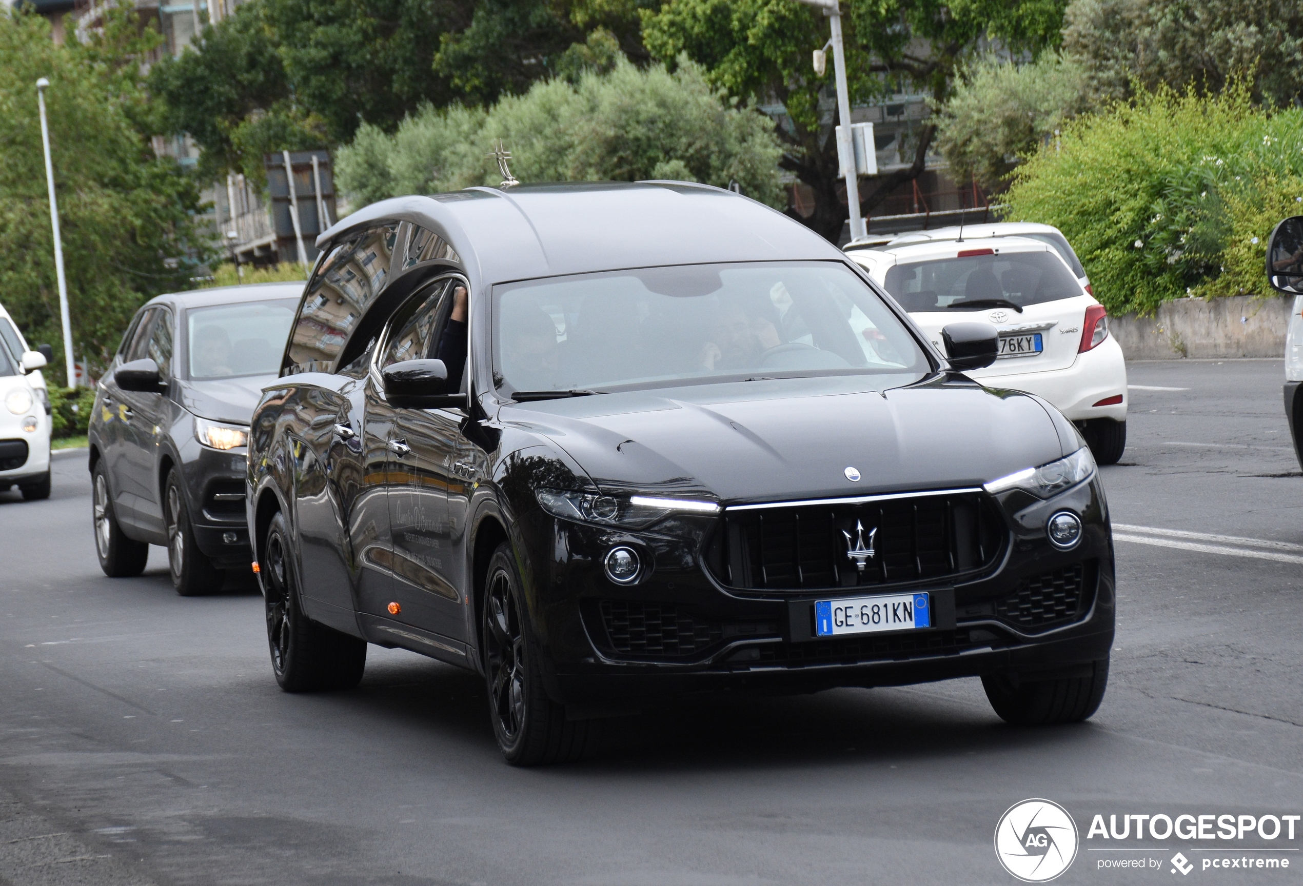 Maserati is converted into a hearse