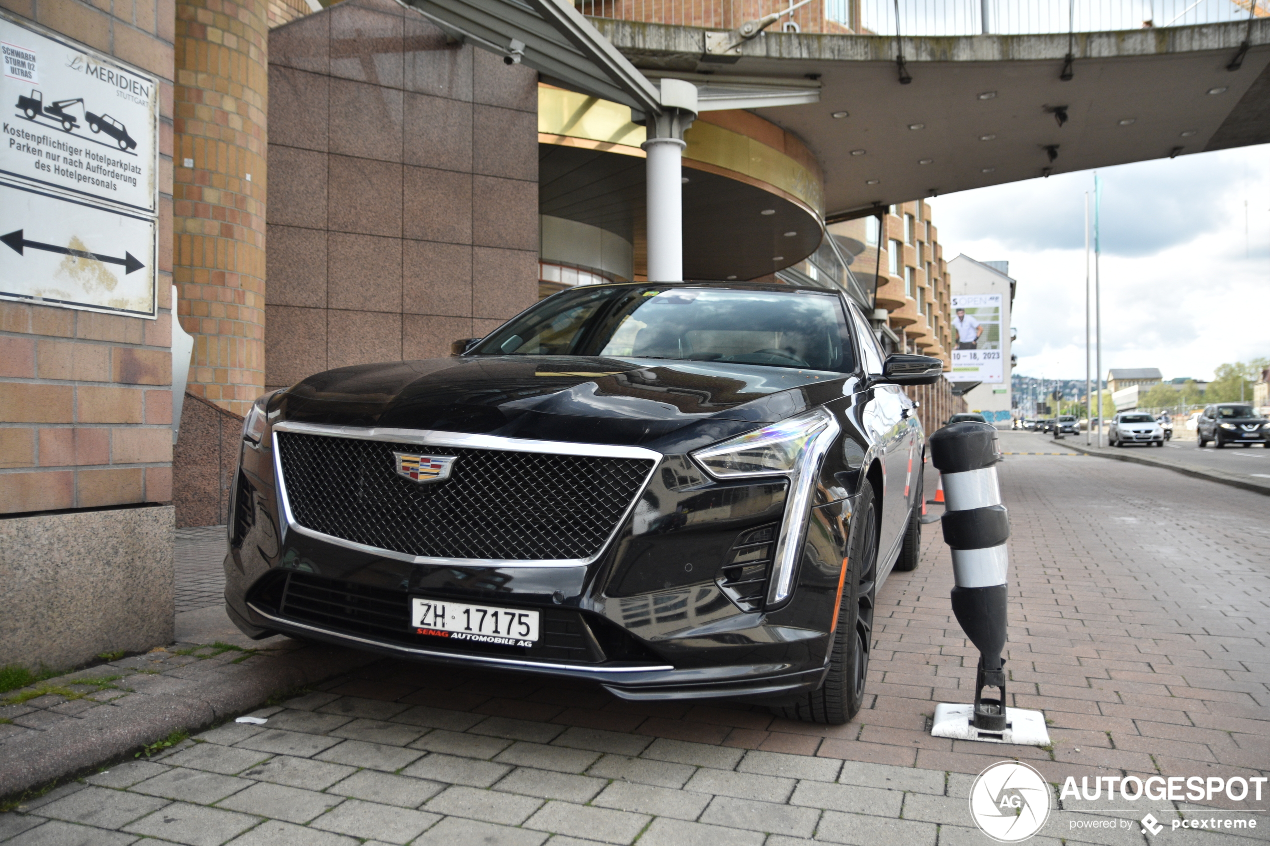 Extreem zeldzame powerlimo Cadillac CT6-V gespot