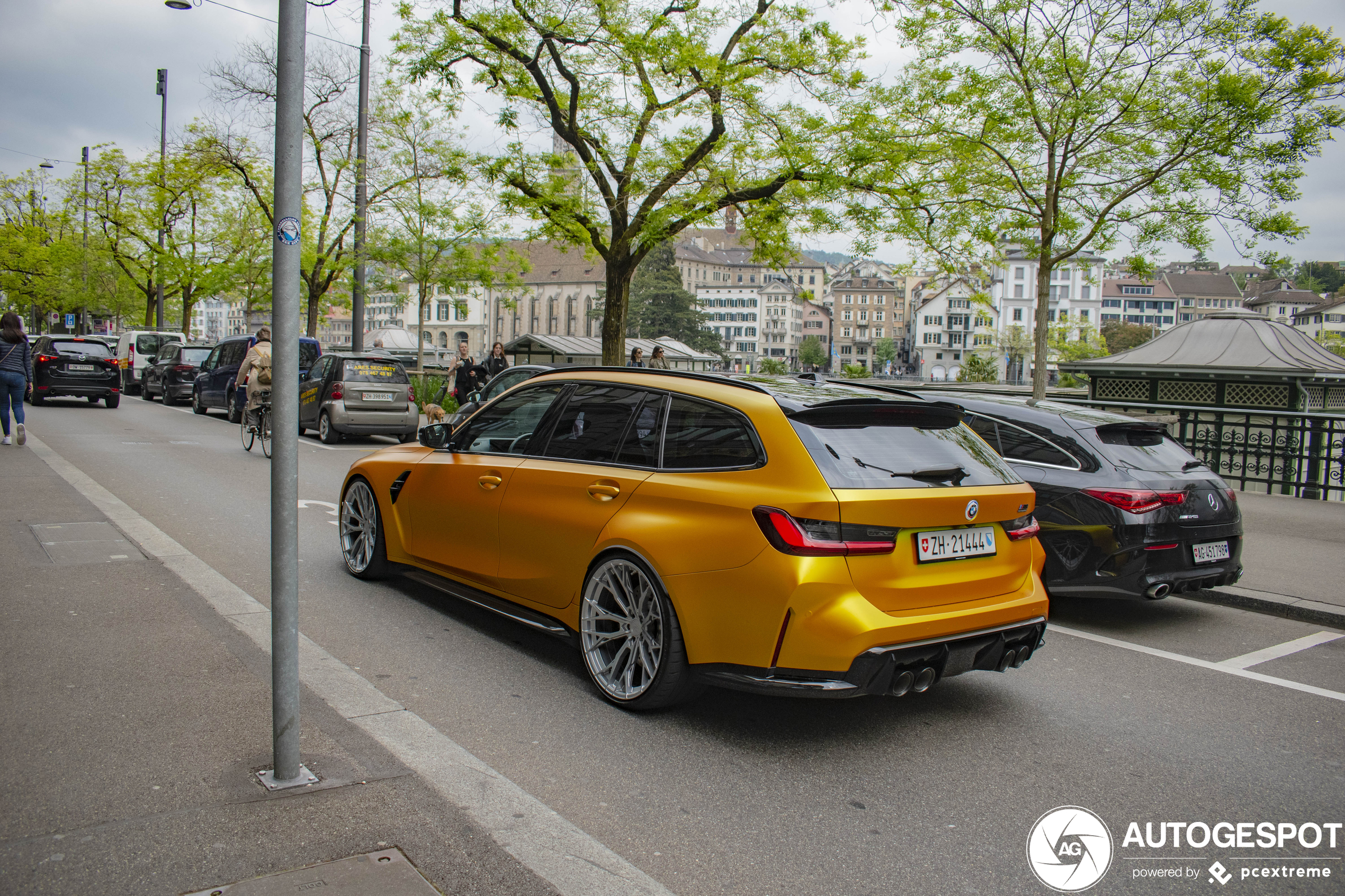 Zwitserse BMW M3 Touring zie je niet over het hoofd