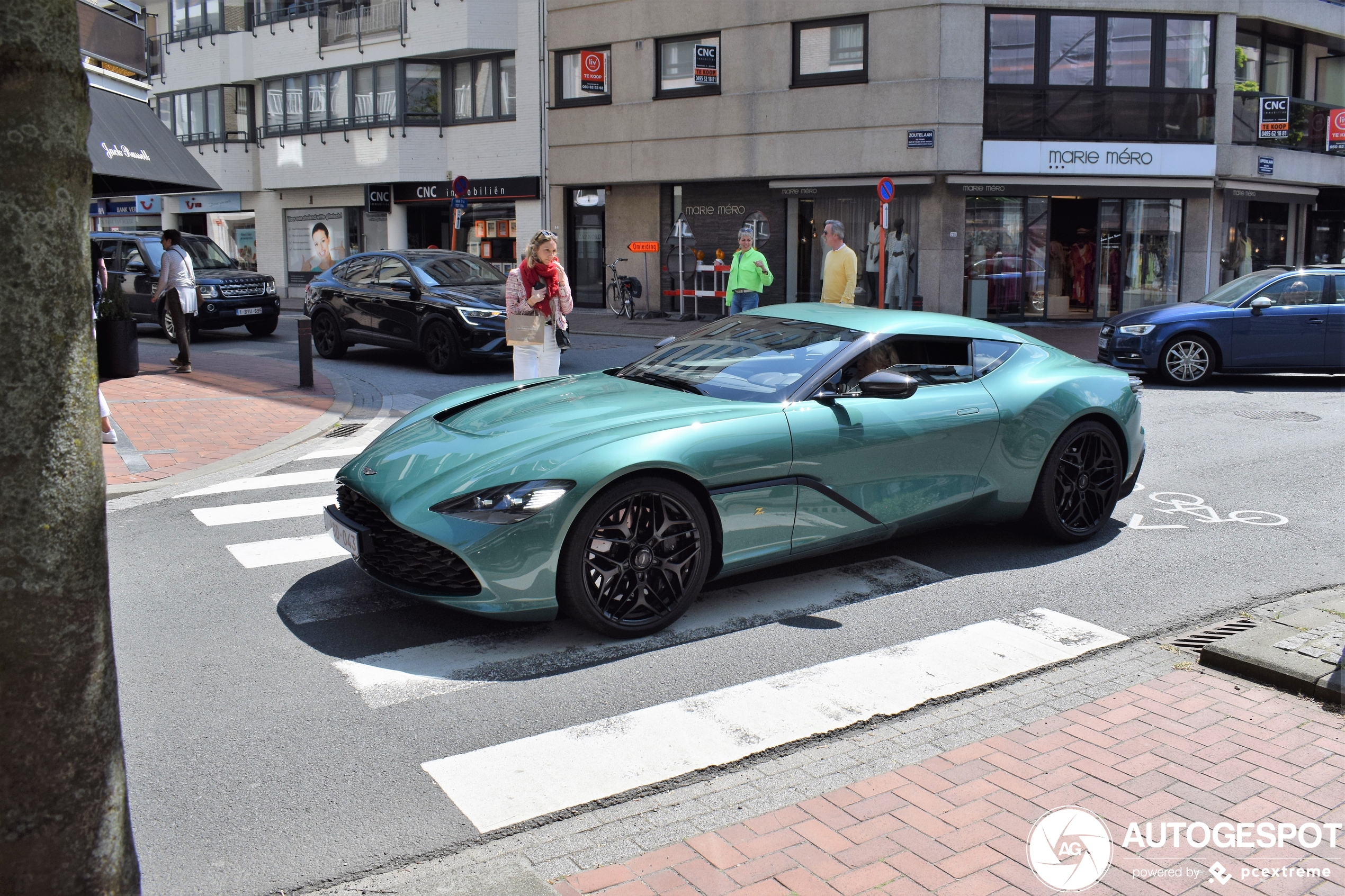 Extremely rare Aston Martin DBS GT Zagato shows up at Knokke-Heist.