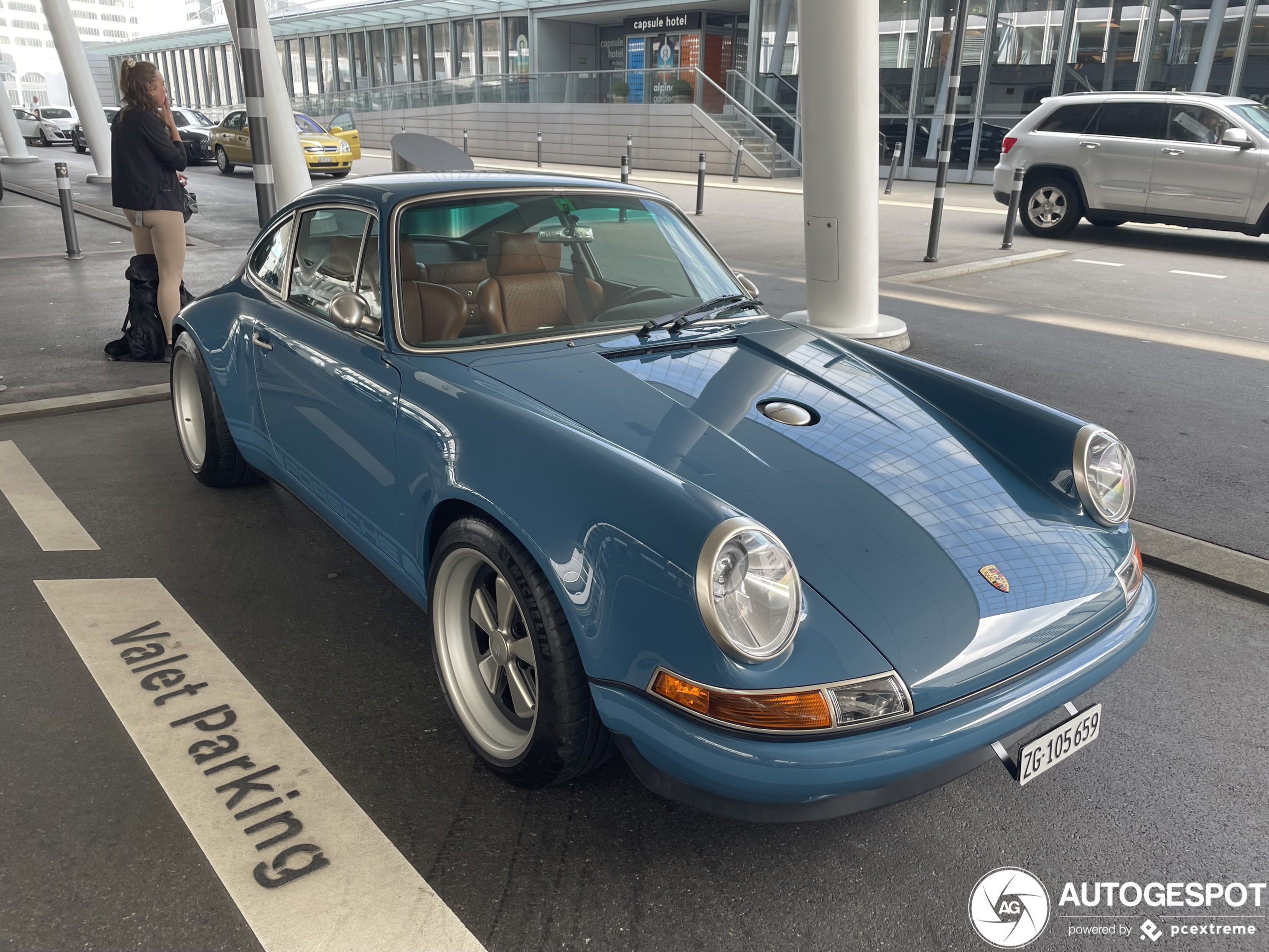 Spotting luxury cars at the Zurich Airport