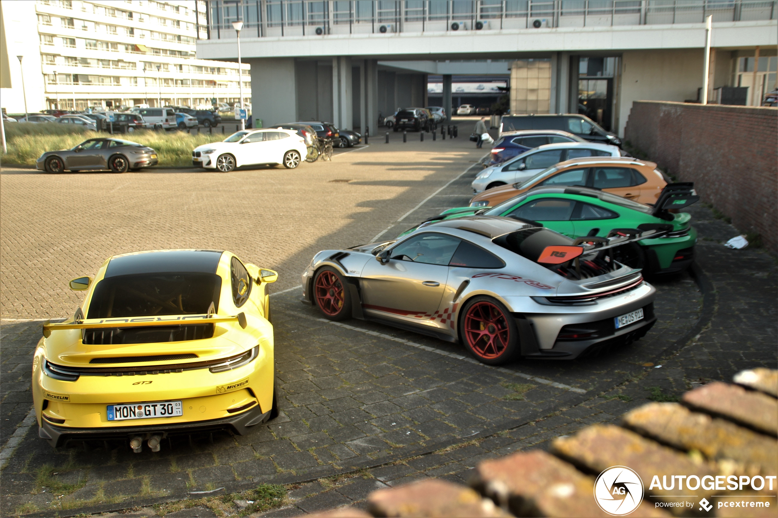 Drie Porsche 992 GT’s bij elkaar