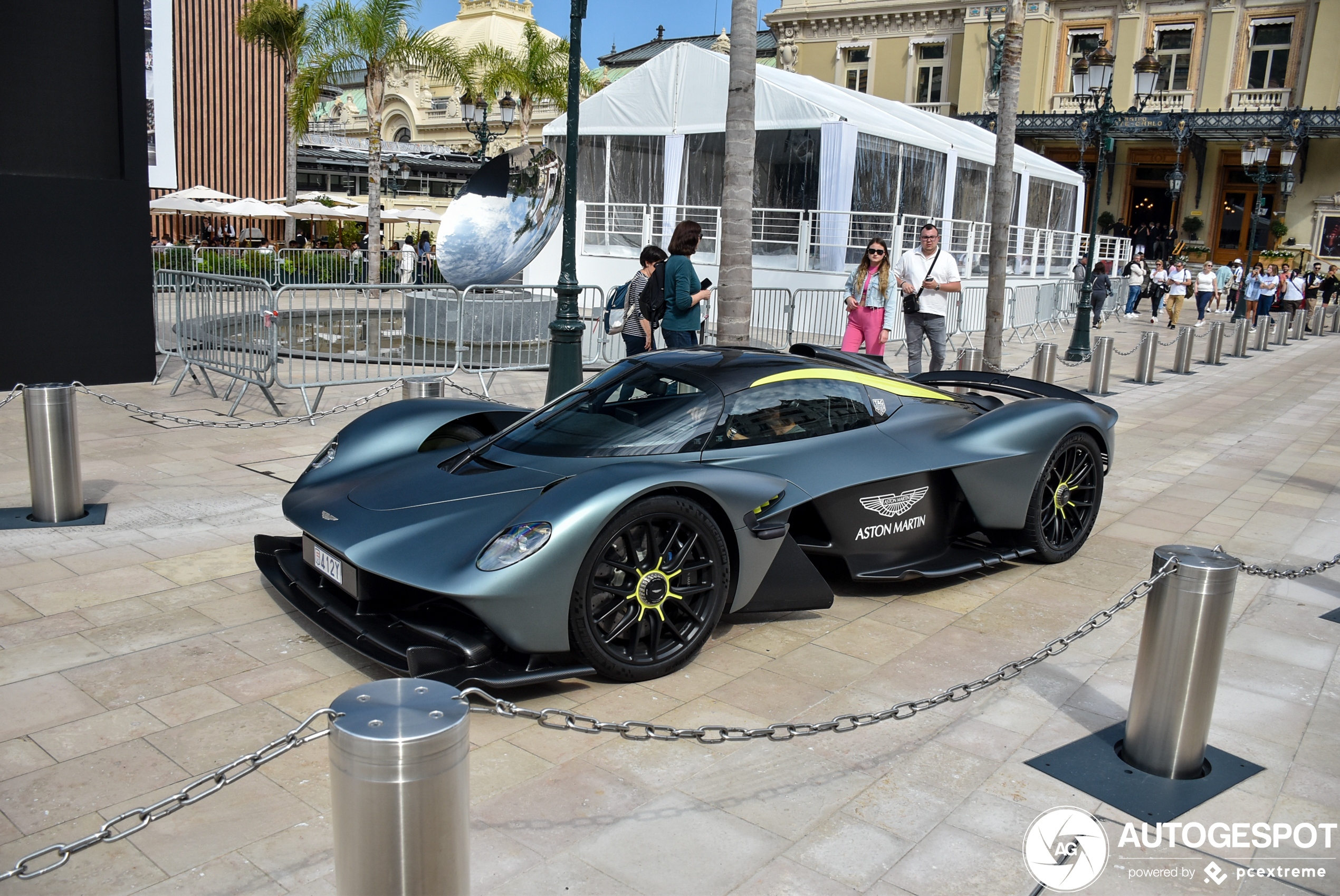 Aston Martin Valkyrie laat zich in Monaco zien