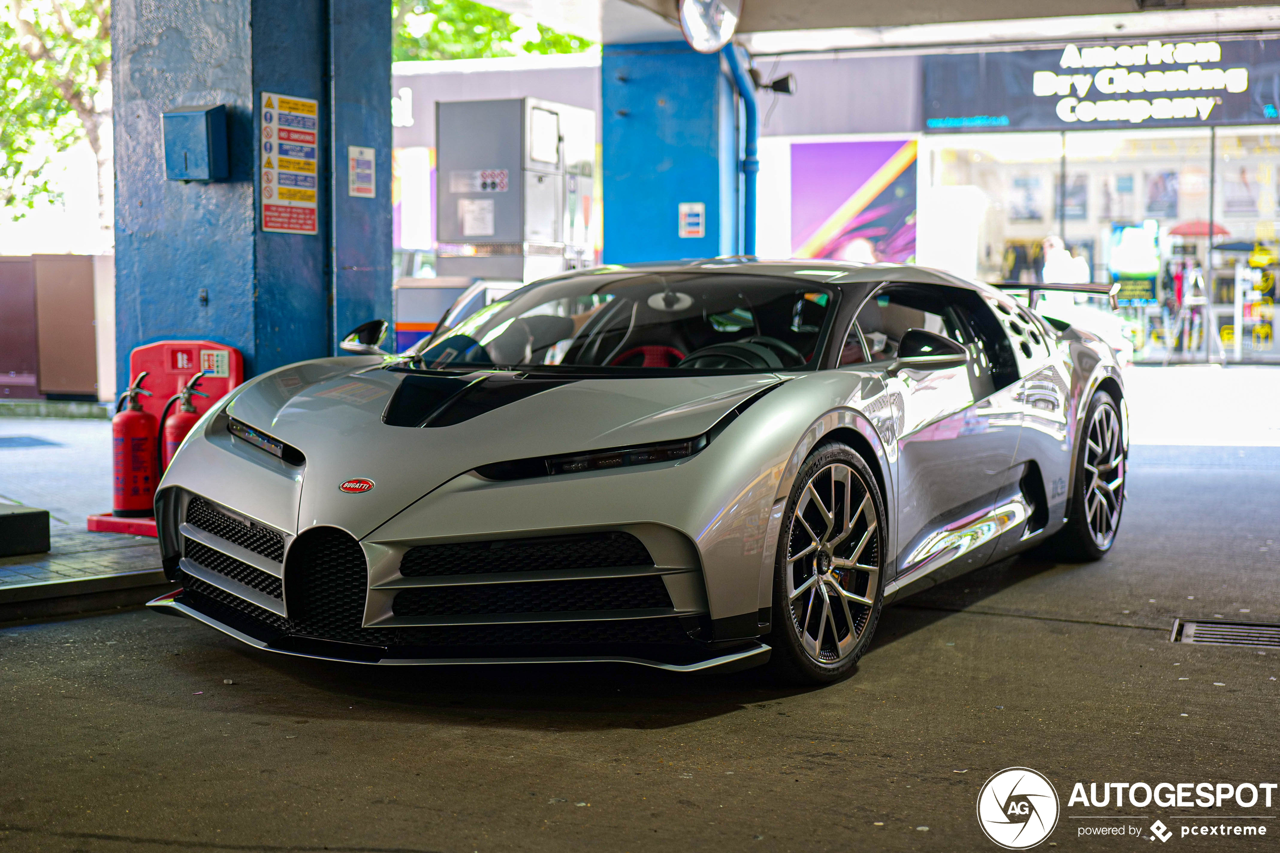 A Bugatti Centodieci shows up in London