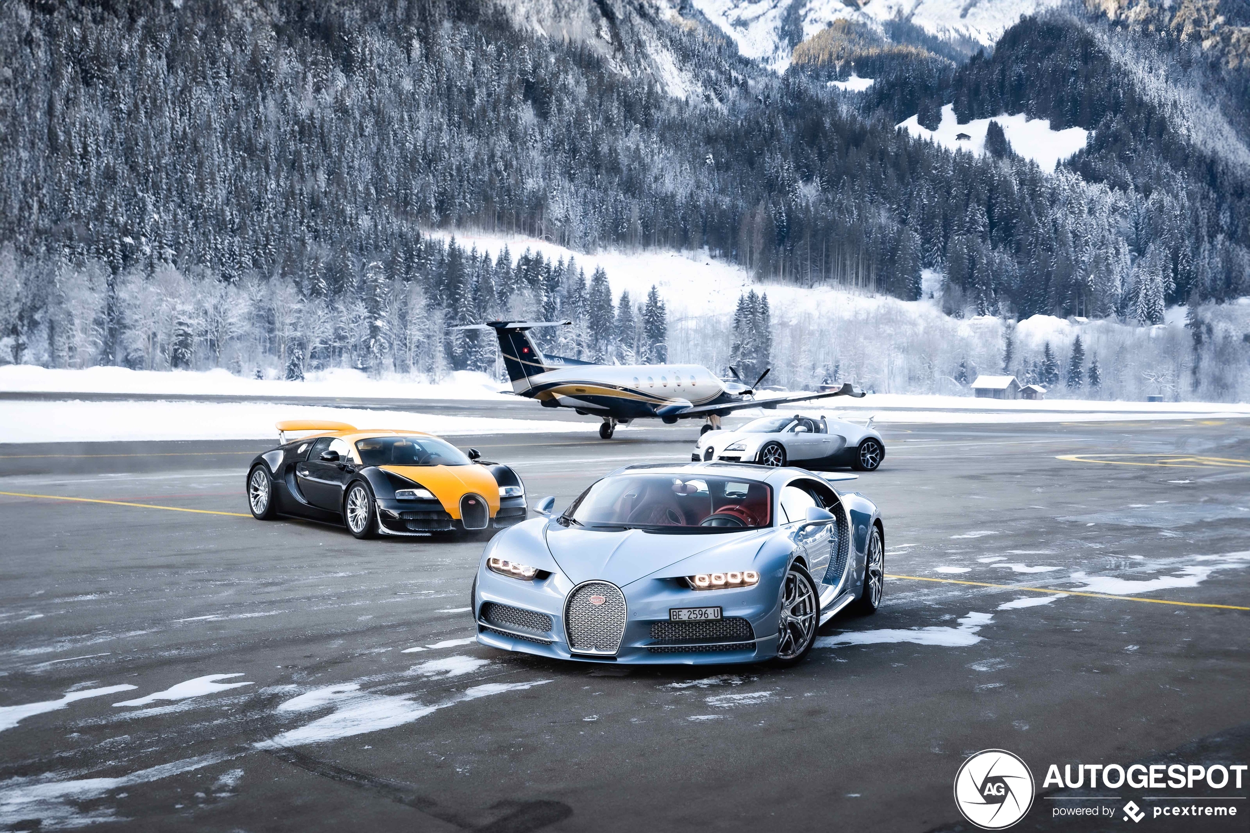 Incredible Bugatti combination from Gstaad