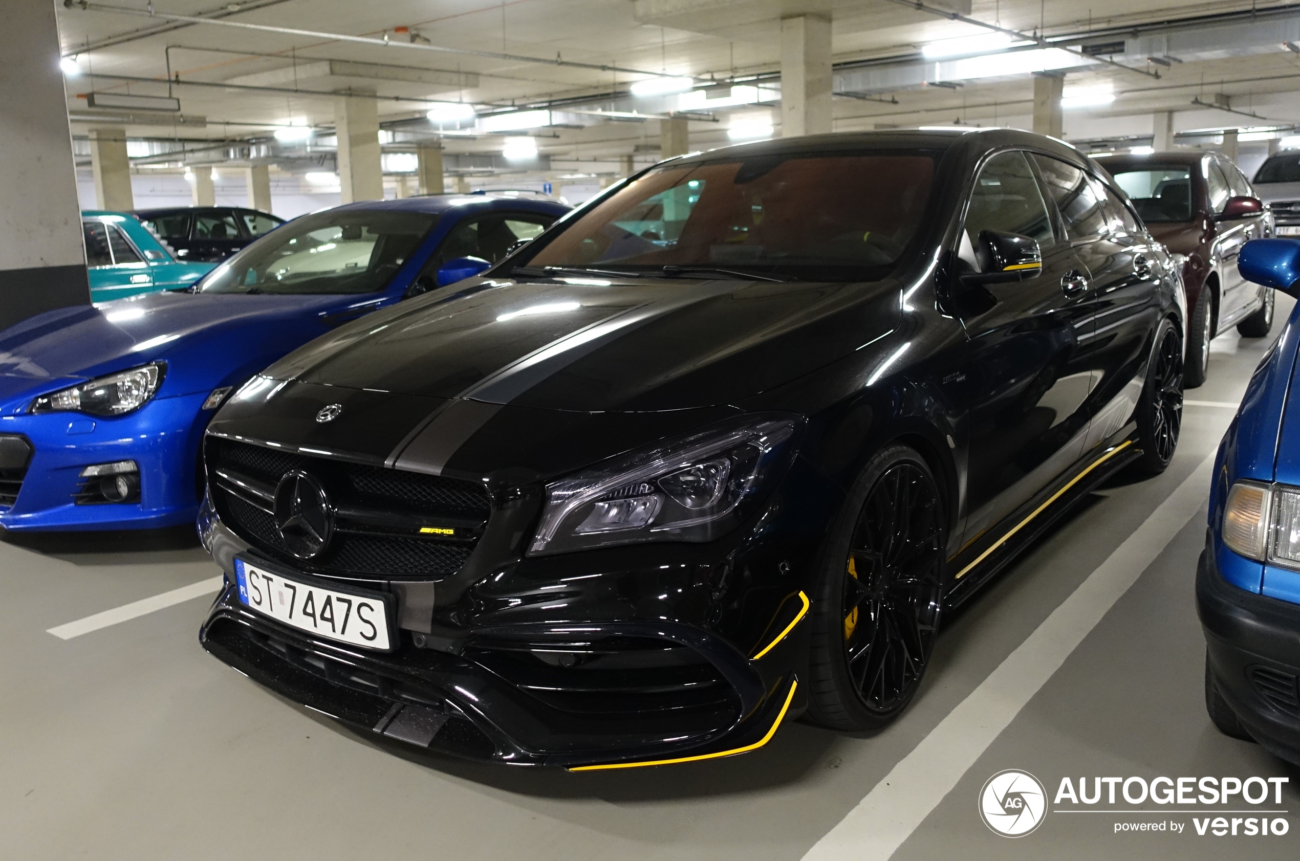 Mercedes-AMG CLA 45 Shooting Brake X117 Yellow Night Edition