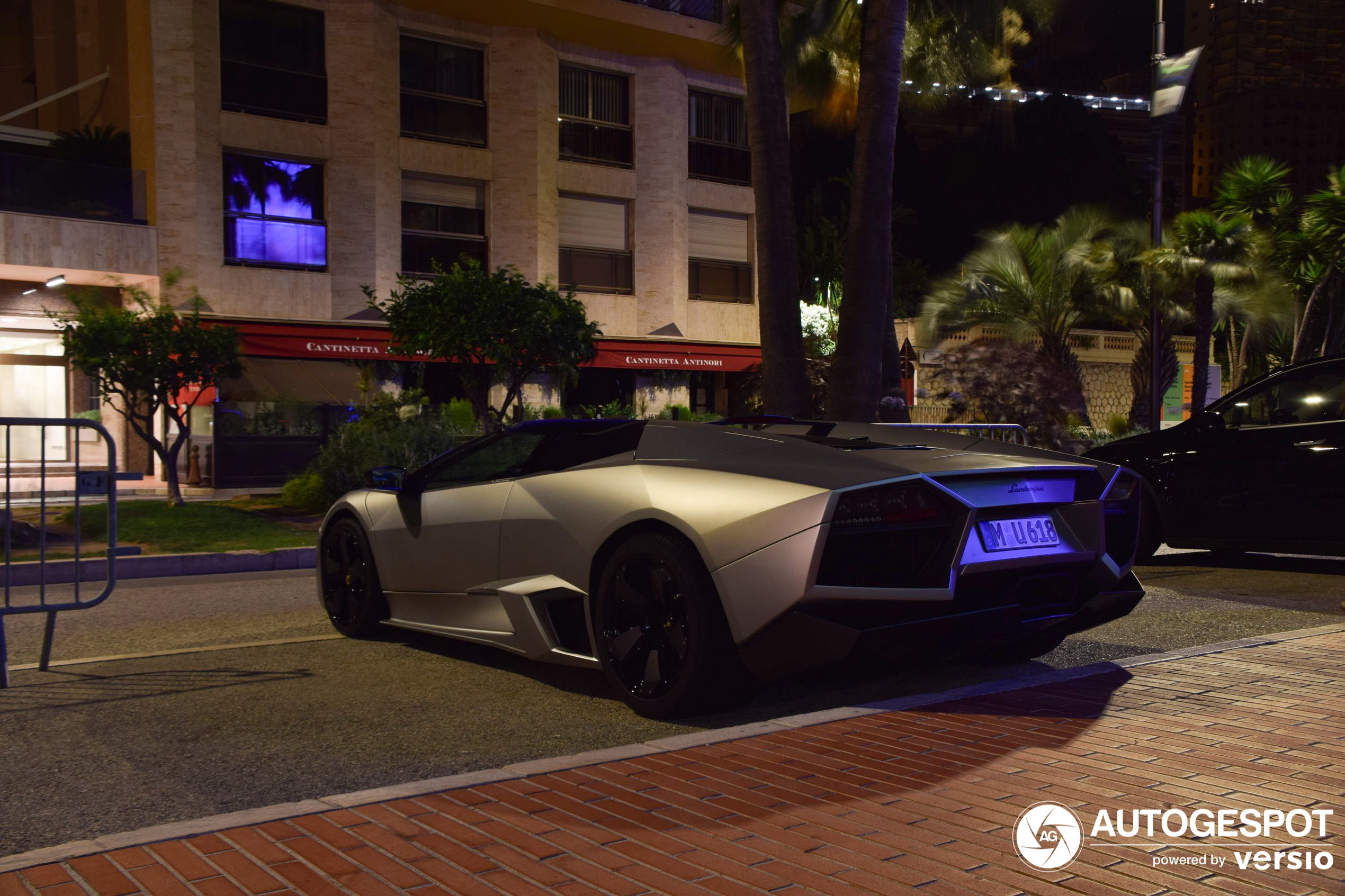 A Reventón Roadster graces Monaco's streets