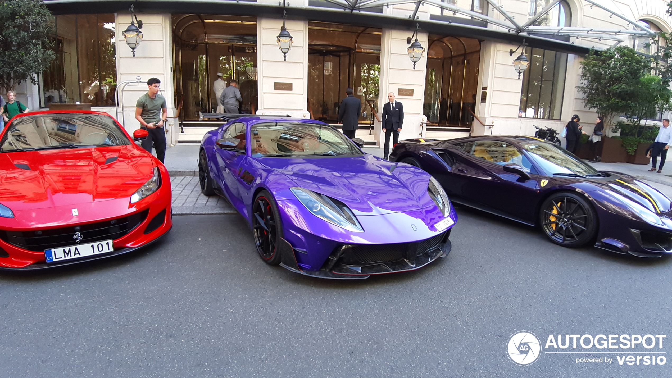 A Ferrari 812 GTS Mansory Stallone shows up in Paris