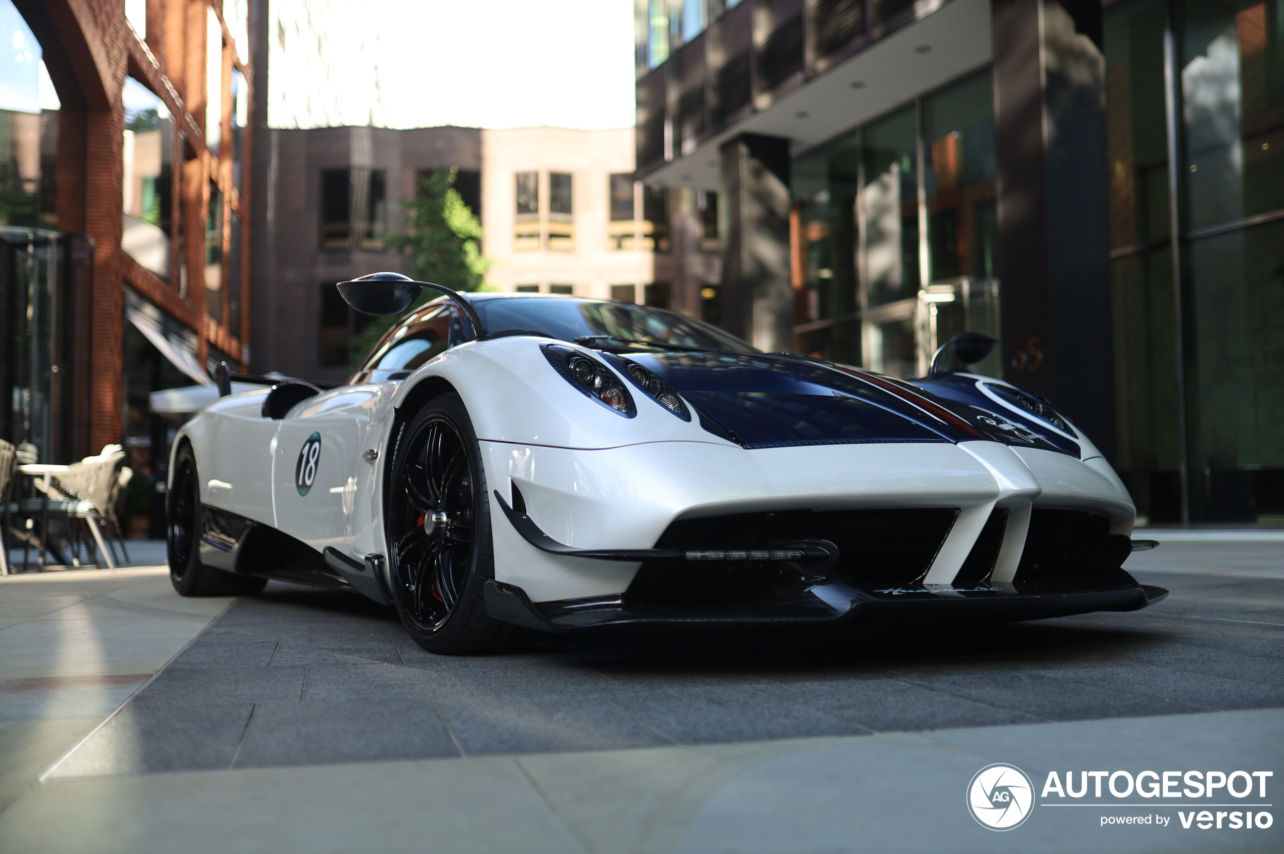 Huayra BC shows up in London