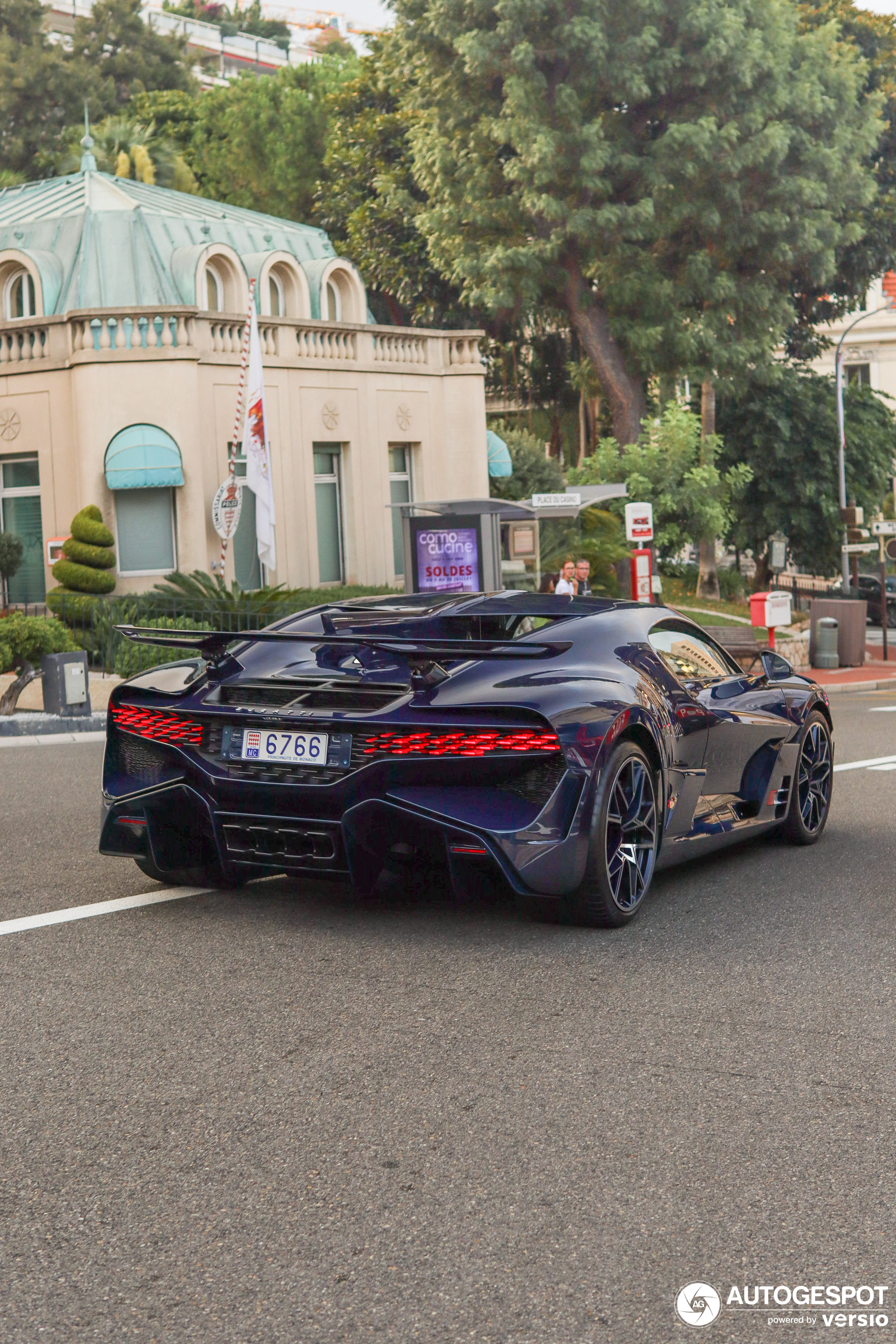 One Bugatti Divo, three different license plates