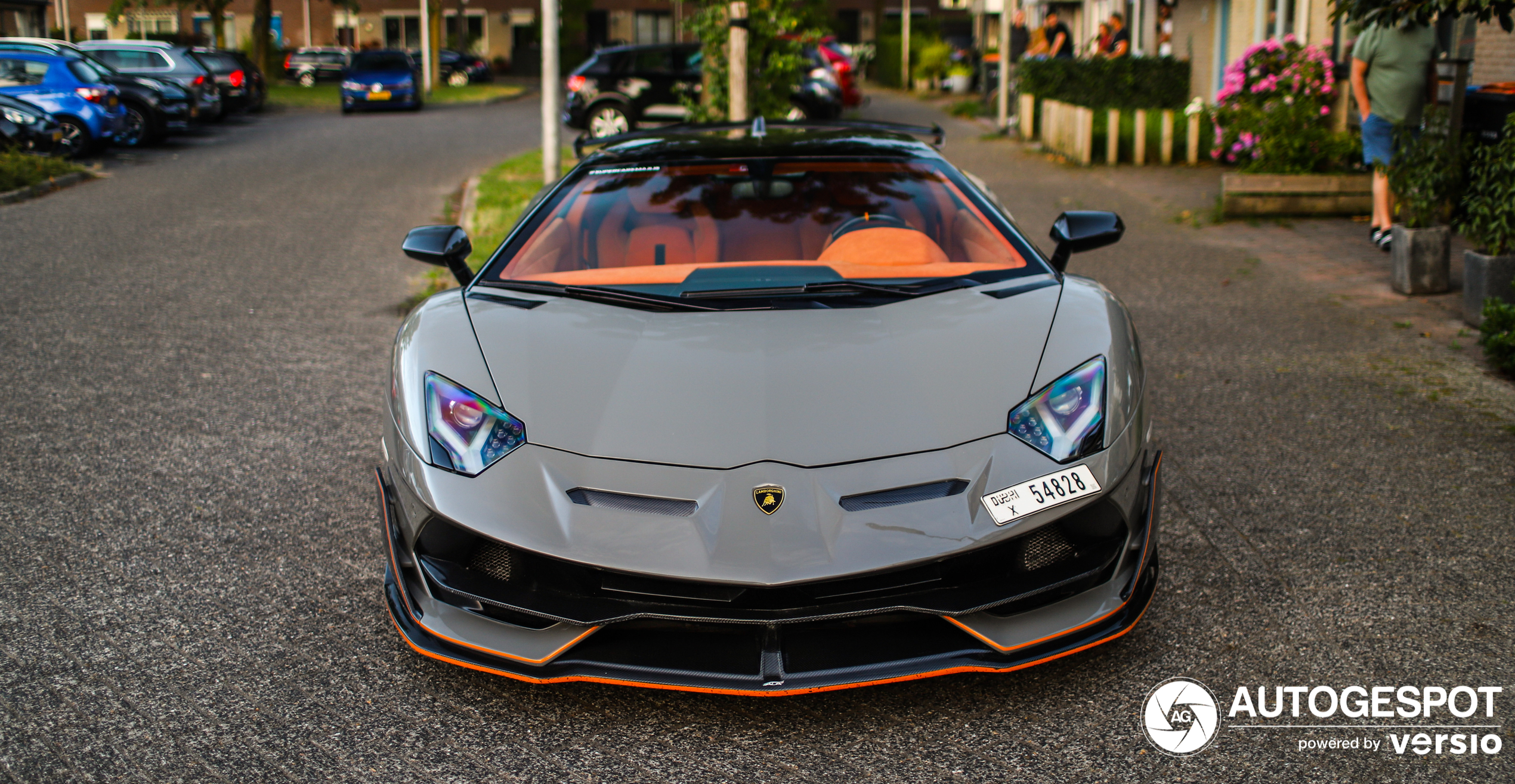 A attractive Aventador SVJ has made an appearance in Amersfoort.