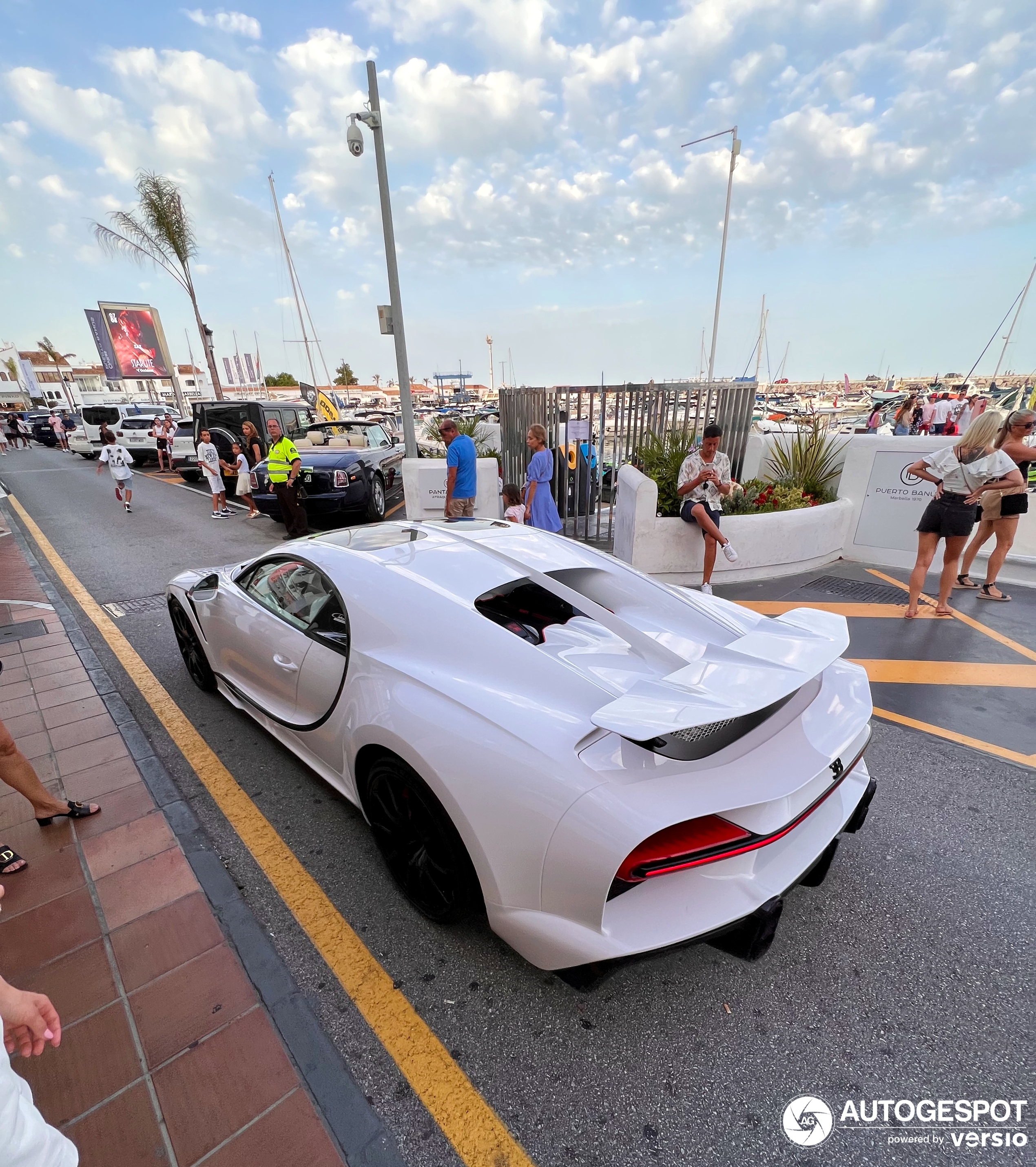 The Bugatti Chiron Super Sport Hermes shows up in Marbella