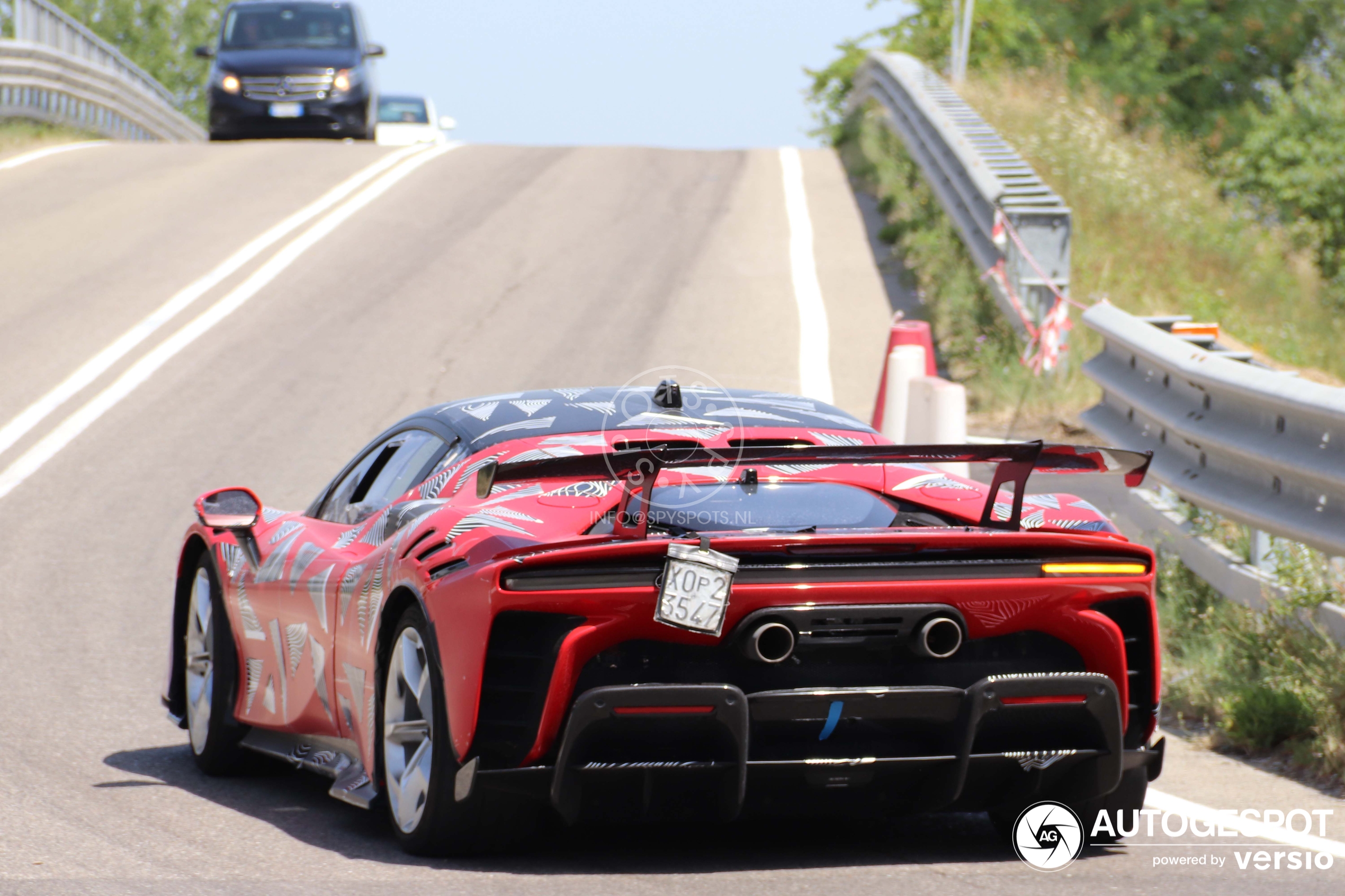 The first Ferrari SF90 XX Stradale on the site