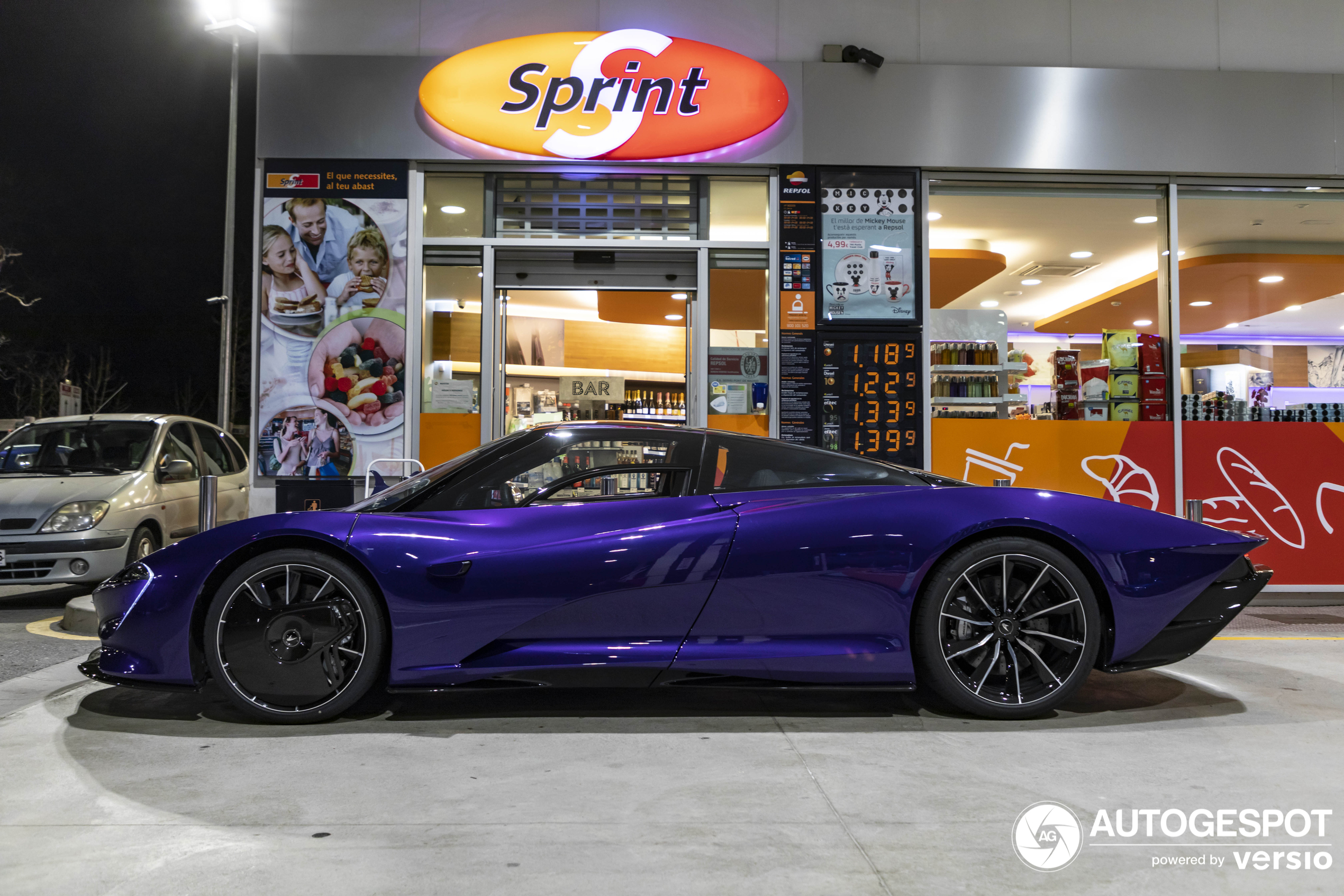 A purple Speedtail shows up in Andorra