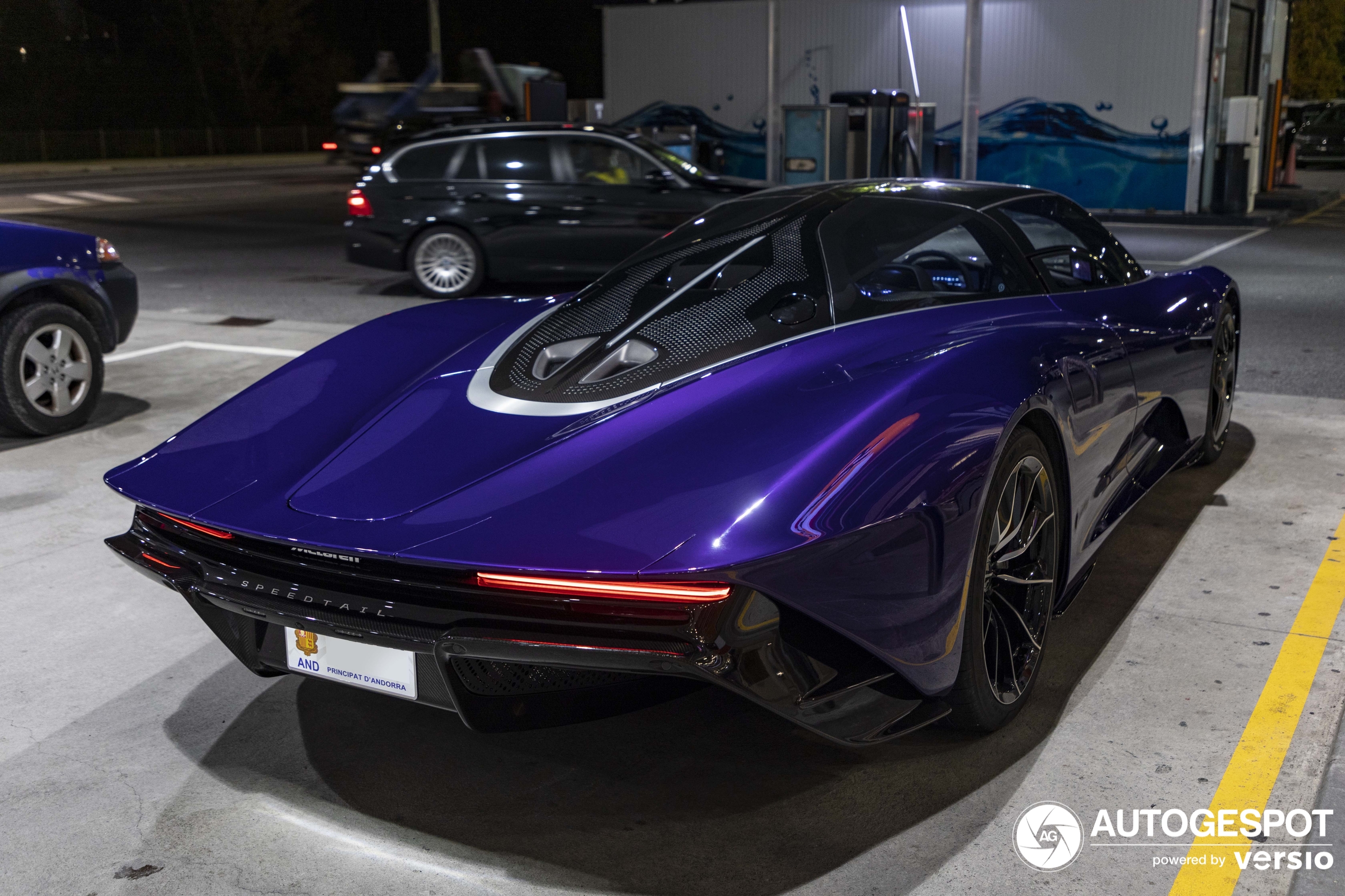 A purple Speedtail shows up in Andorra
