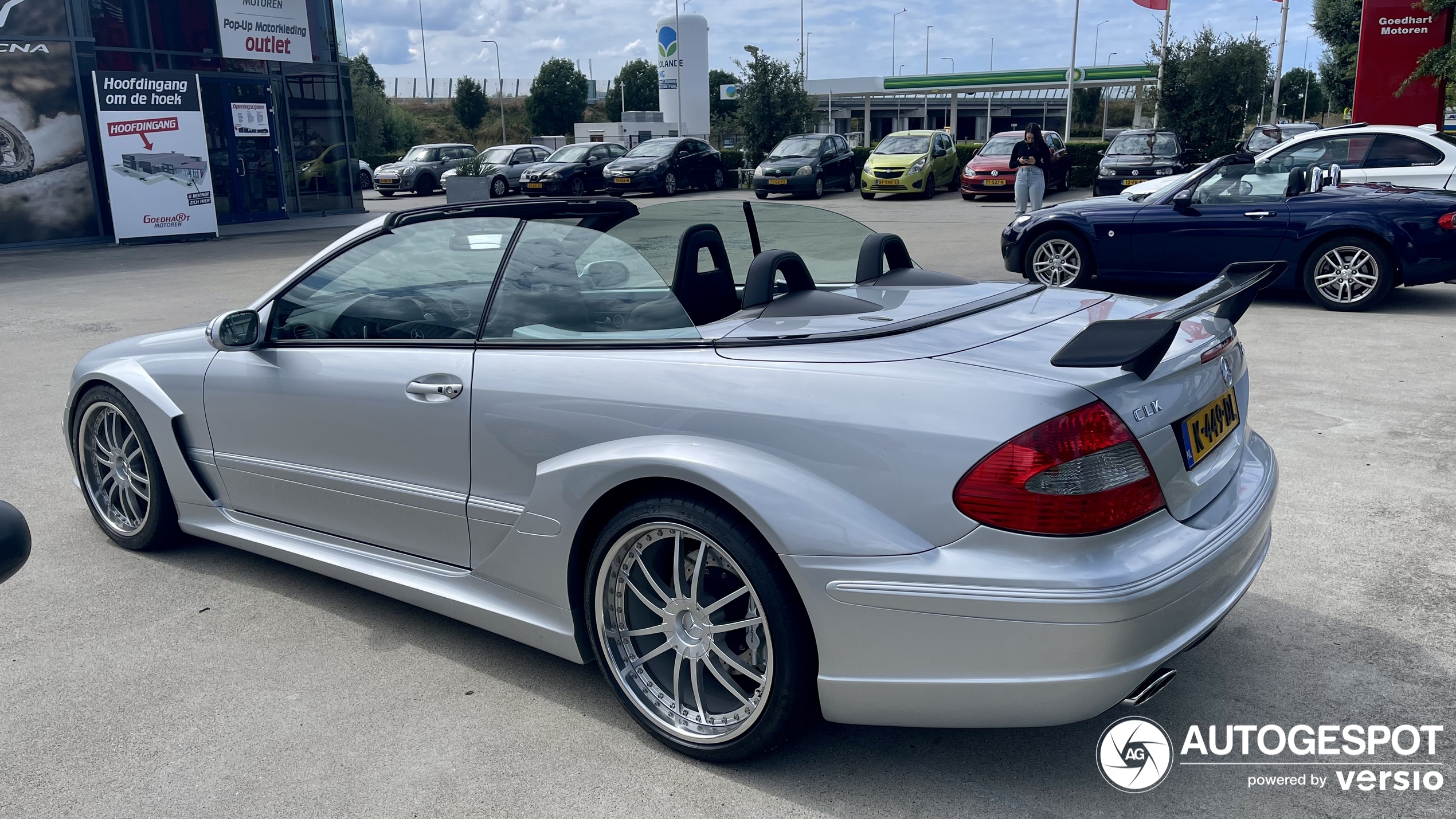 Very rare Mercedes-Benz CLK DTM AMG Cabriolet is spotted in Bodegraven