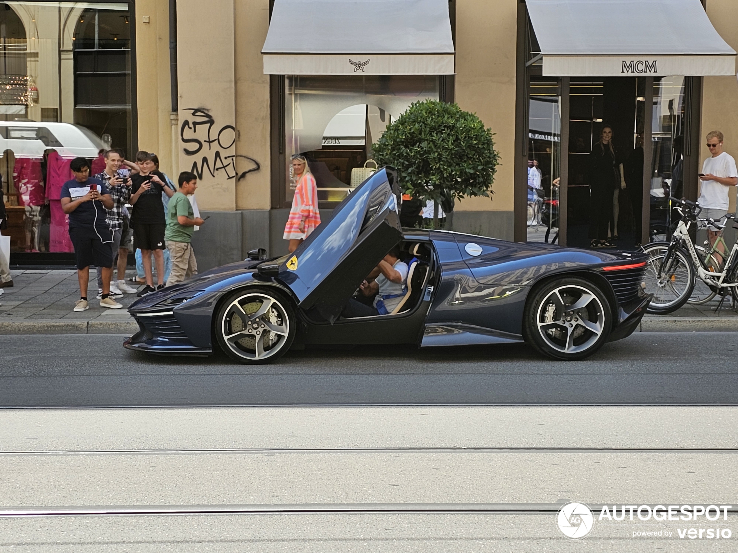 Seventh Ferrari Daytona SP3 surfaces in Germany: A silver beauty in Berlin