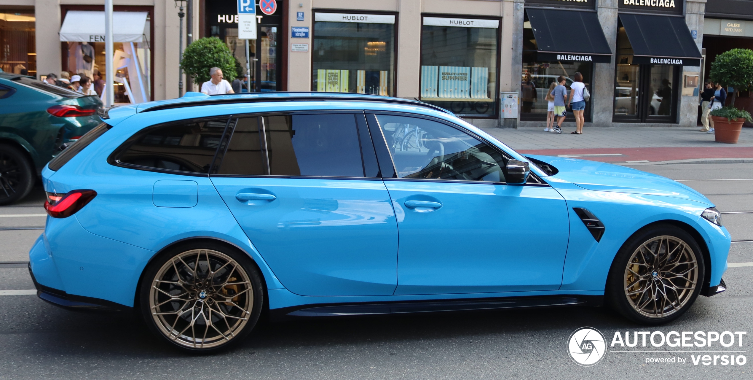 2023 BMW M3 Competition Touring G81 in Le Mans Blau Metallic 