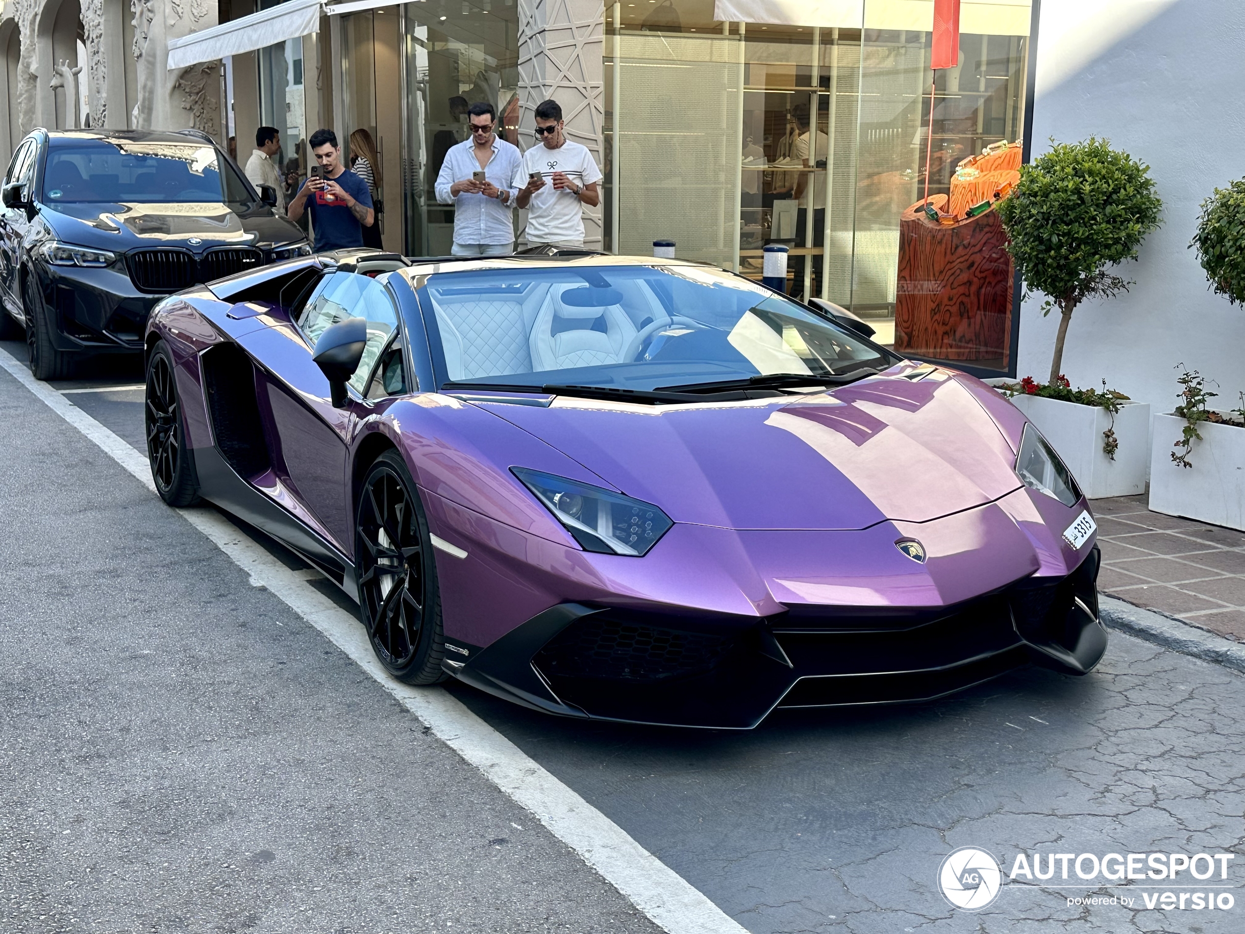 A unique Aventador 50° Anniversario shows up in Marbella