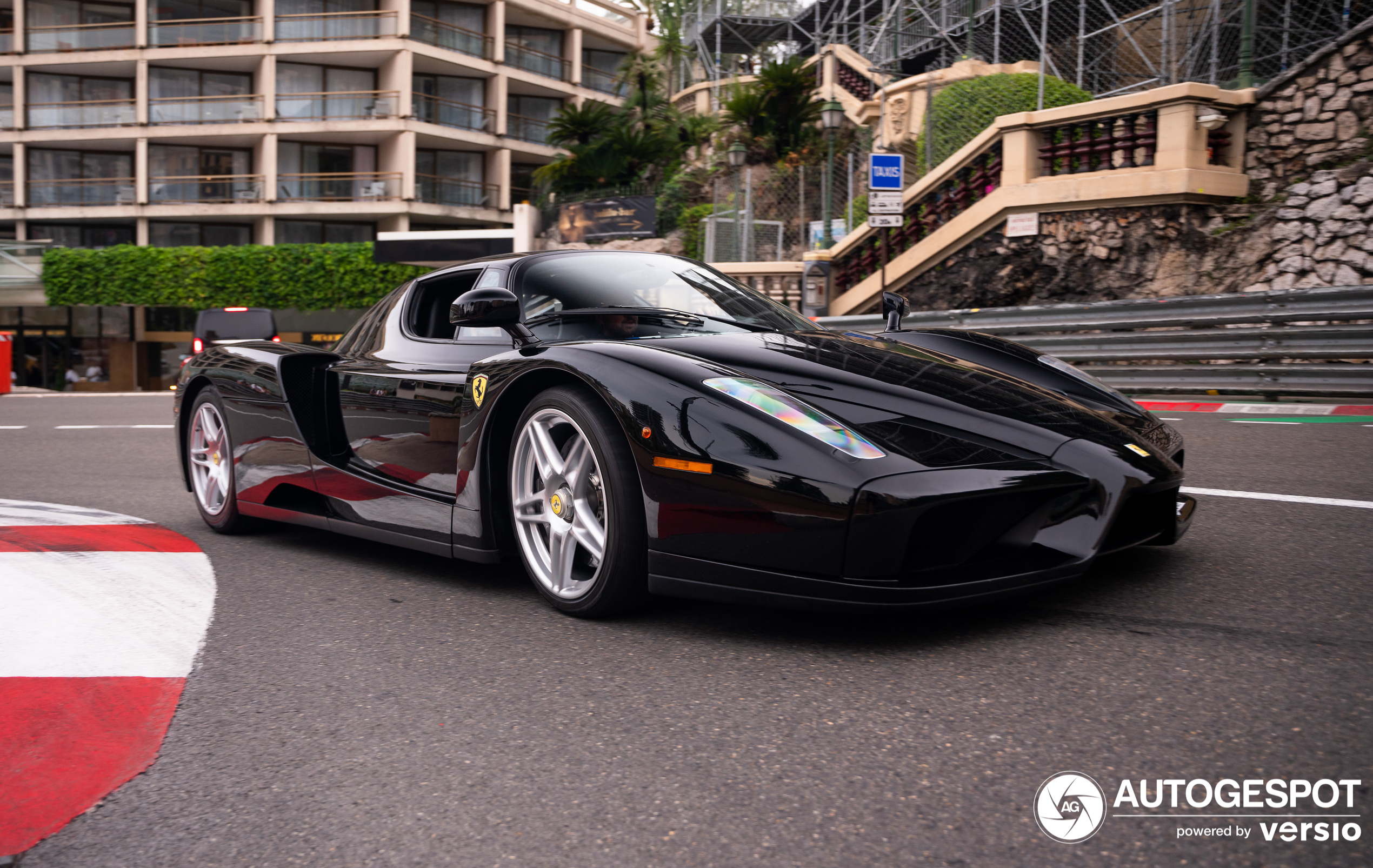 A beautiful Enzo shows up in Monaco