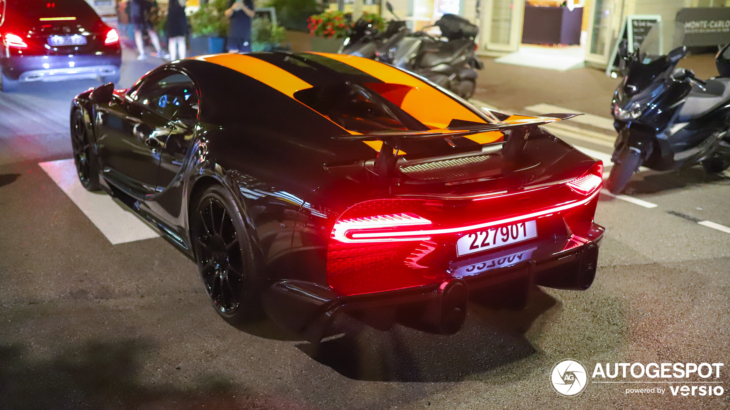 As soon as it gets dark in monaco, there will see new bugattis