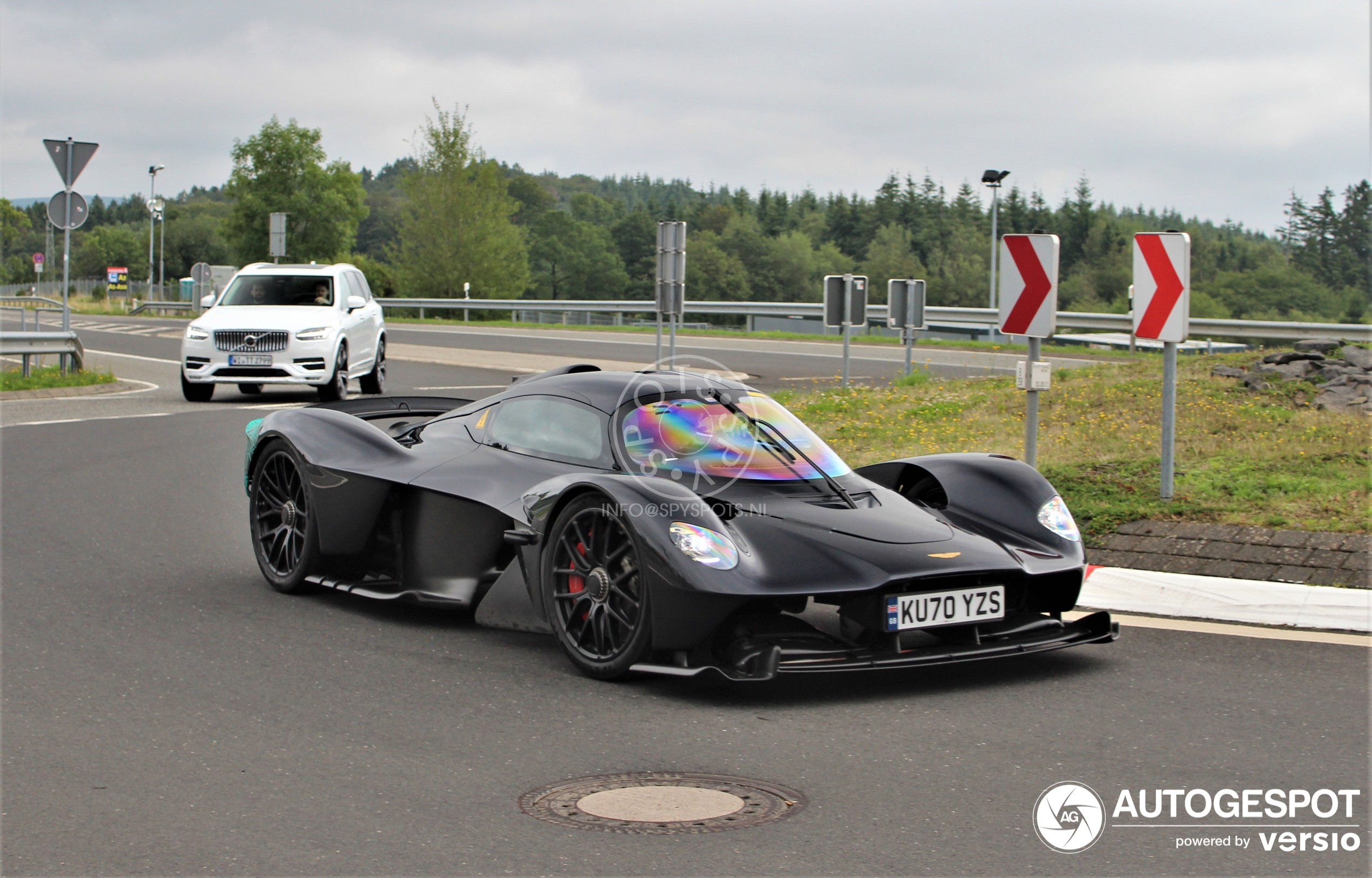 A Valkyrie test vehicle is discovered at the Nürburgring