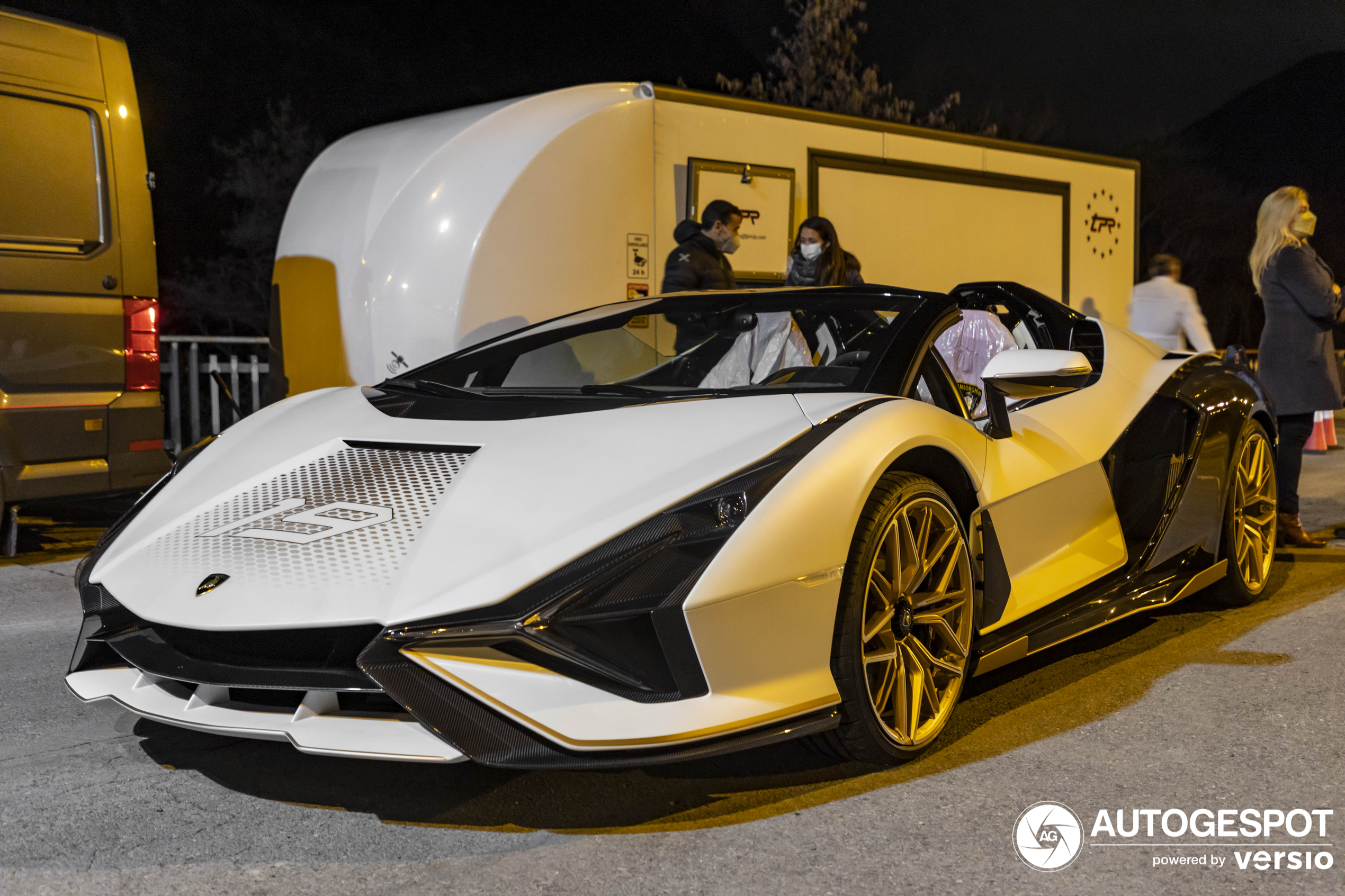 Andorra barst van de supercars: Lamborghini Sián Roadster gespot