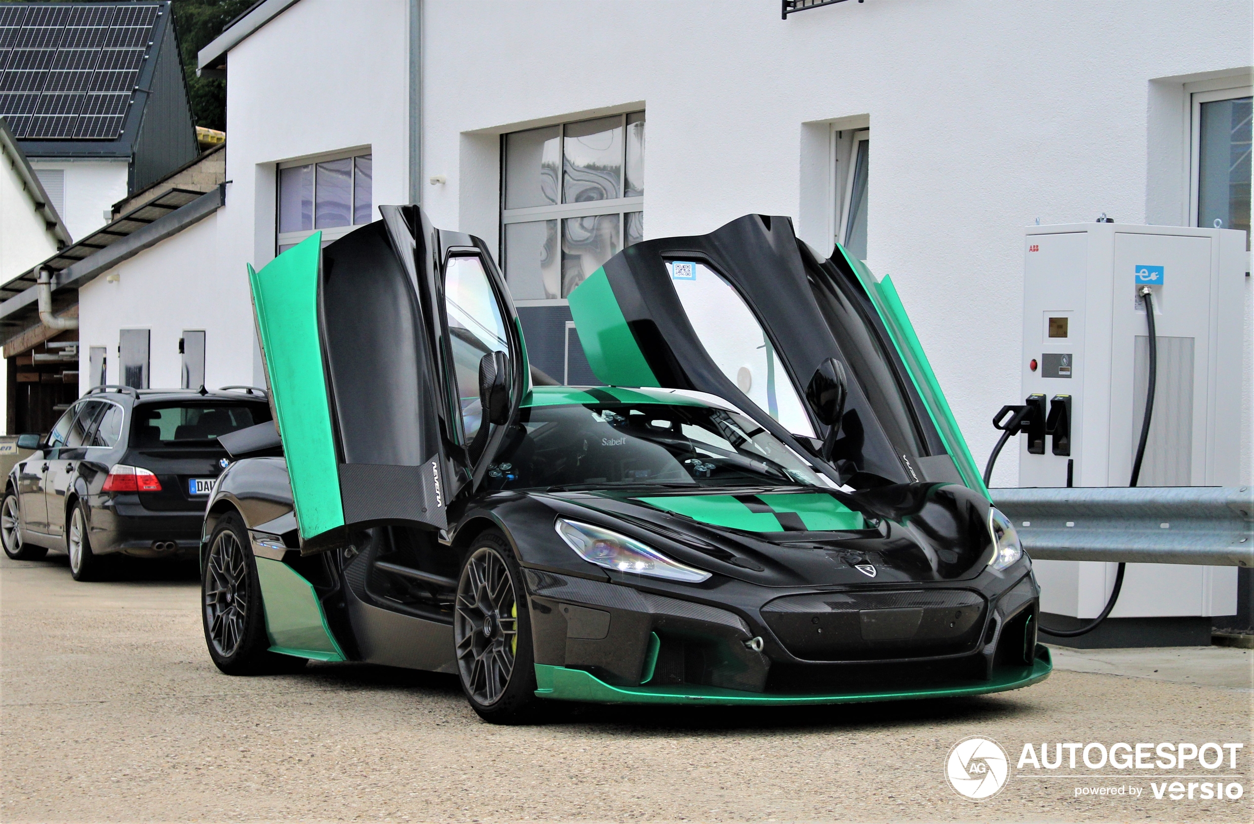 A Rimac Nevera shows up in the Eifel, Germany