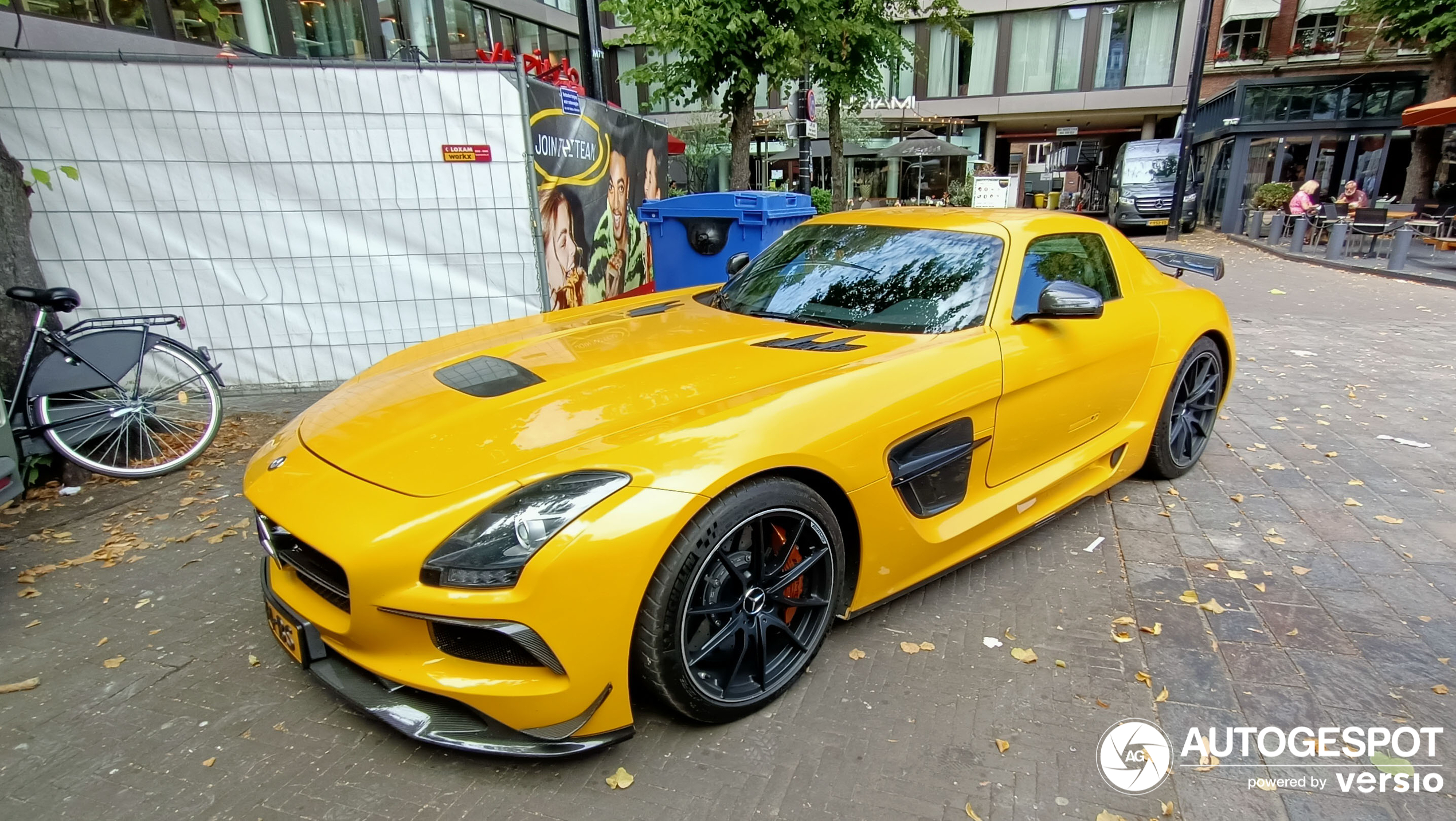 Eens per jaar mag deze Mercedes-Benz SLS AMG naar buiten