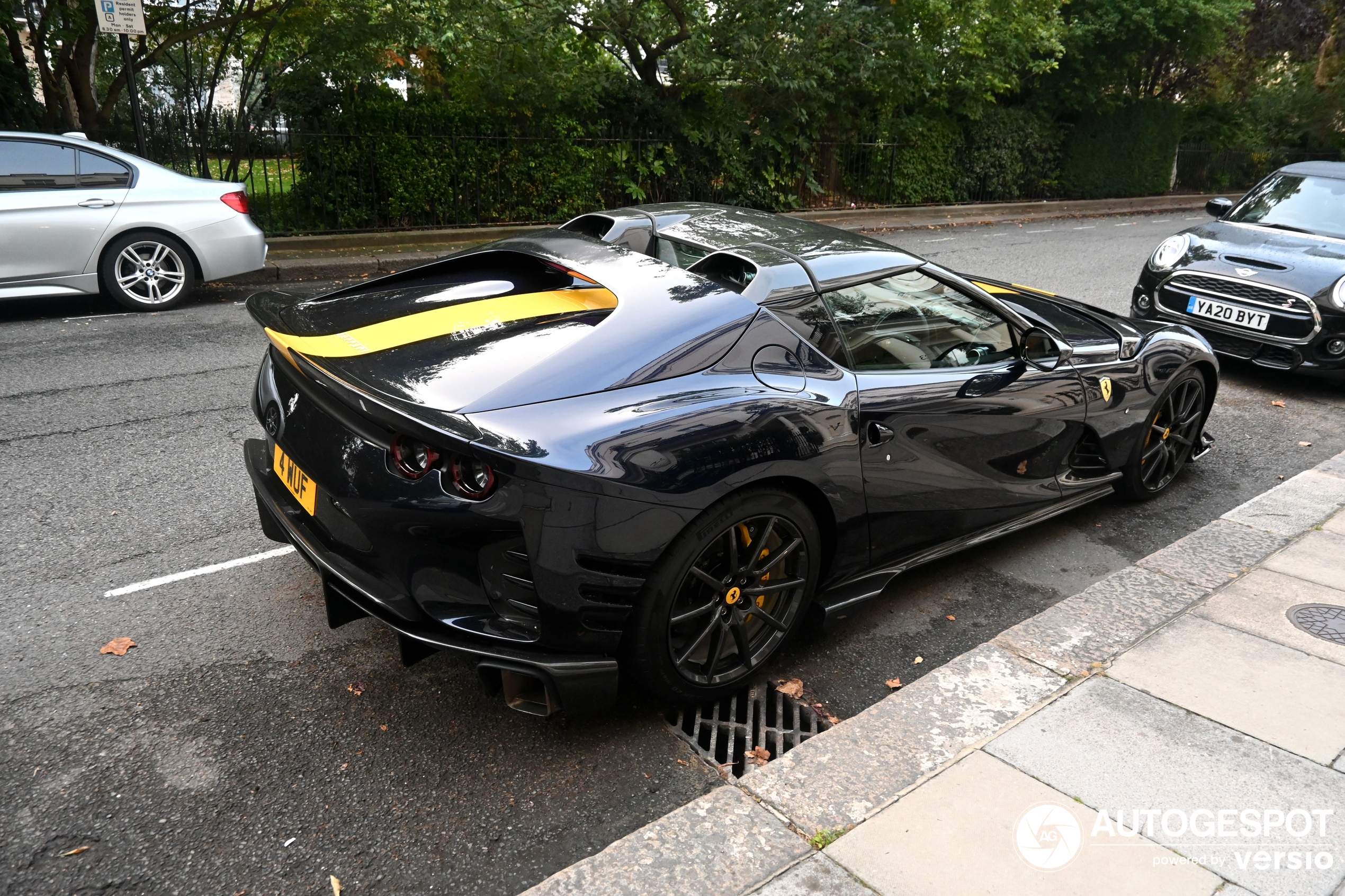Ferrari 812 Competizione A in Londen is een heet model