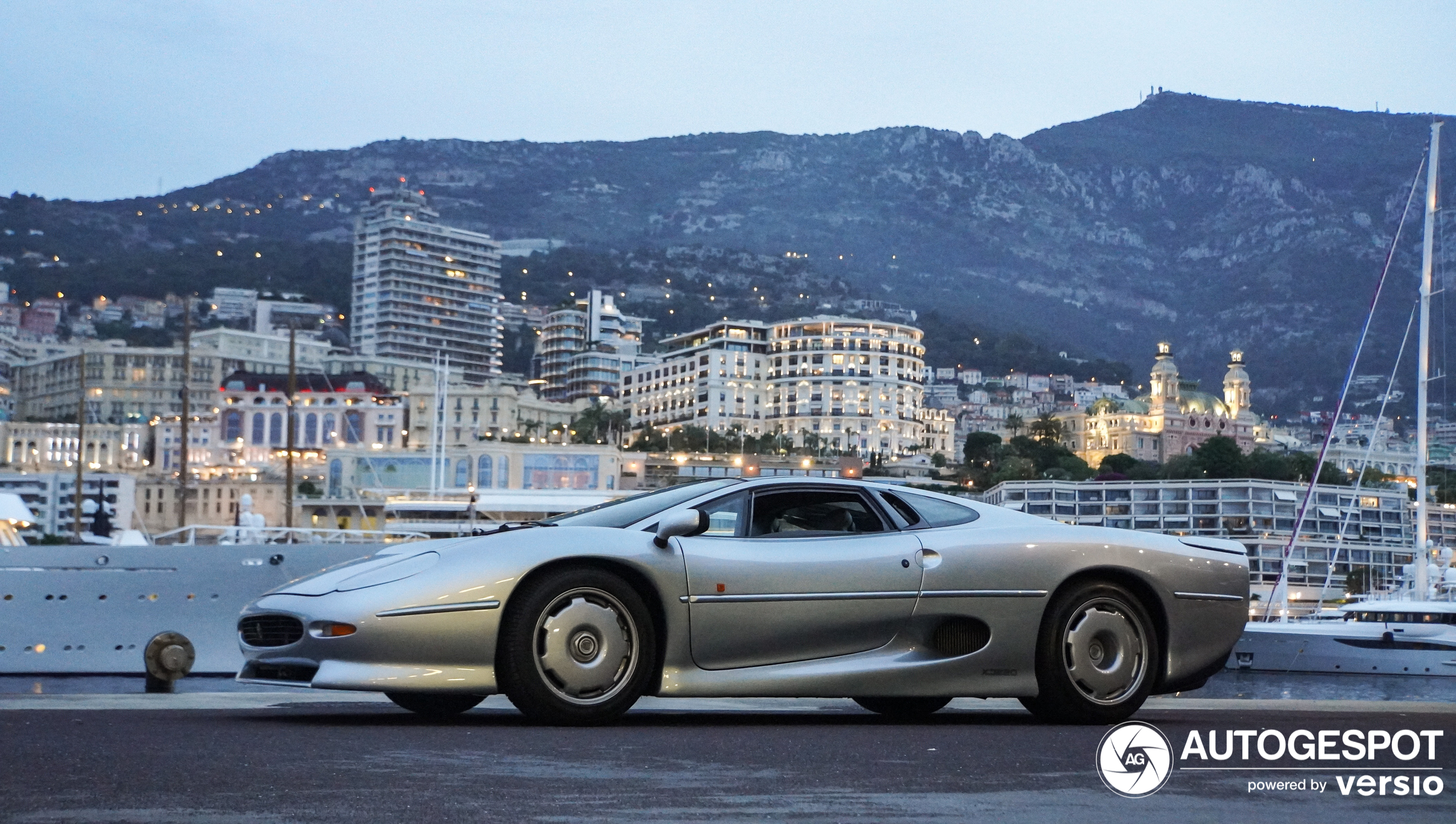 A XJ220 shows up in Monaco