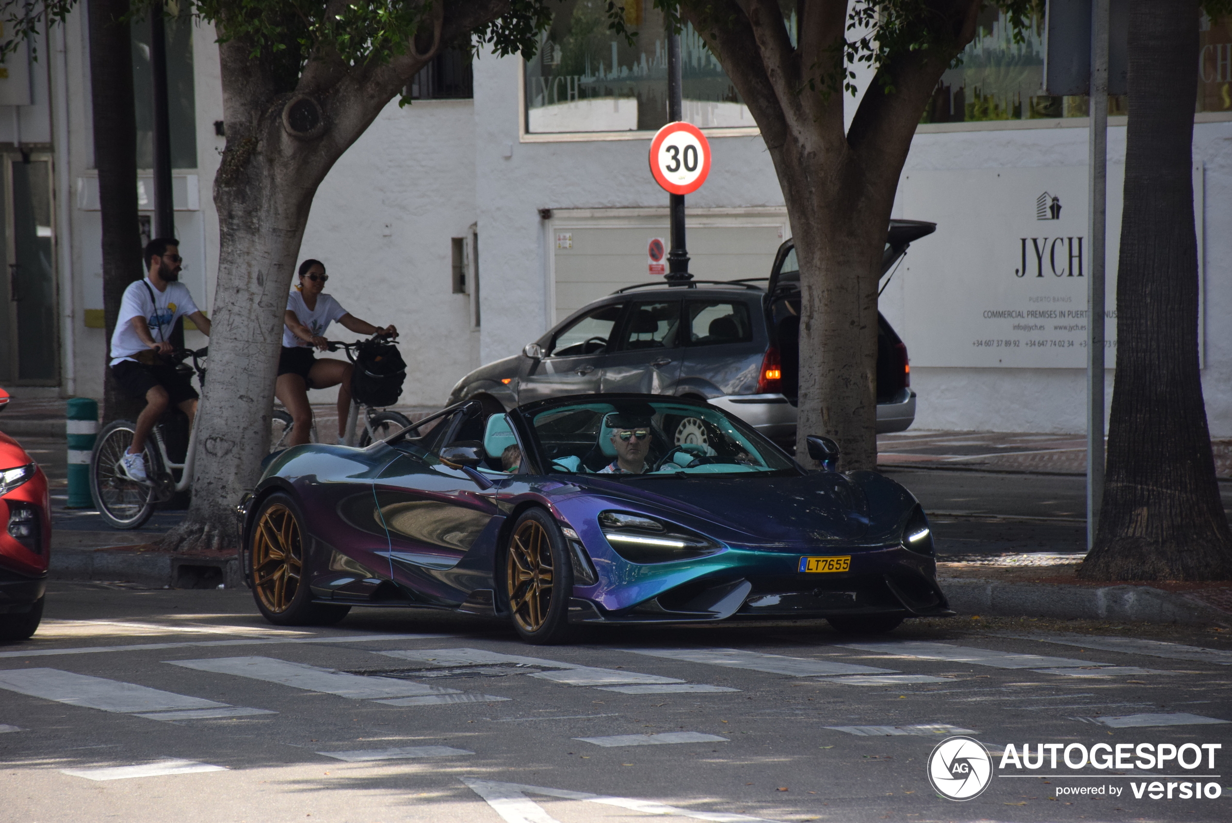 A very special 765LT Spider shows up in Marbella