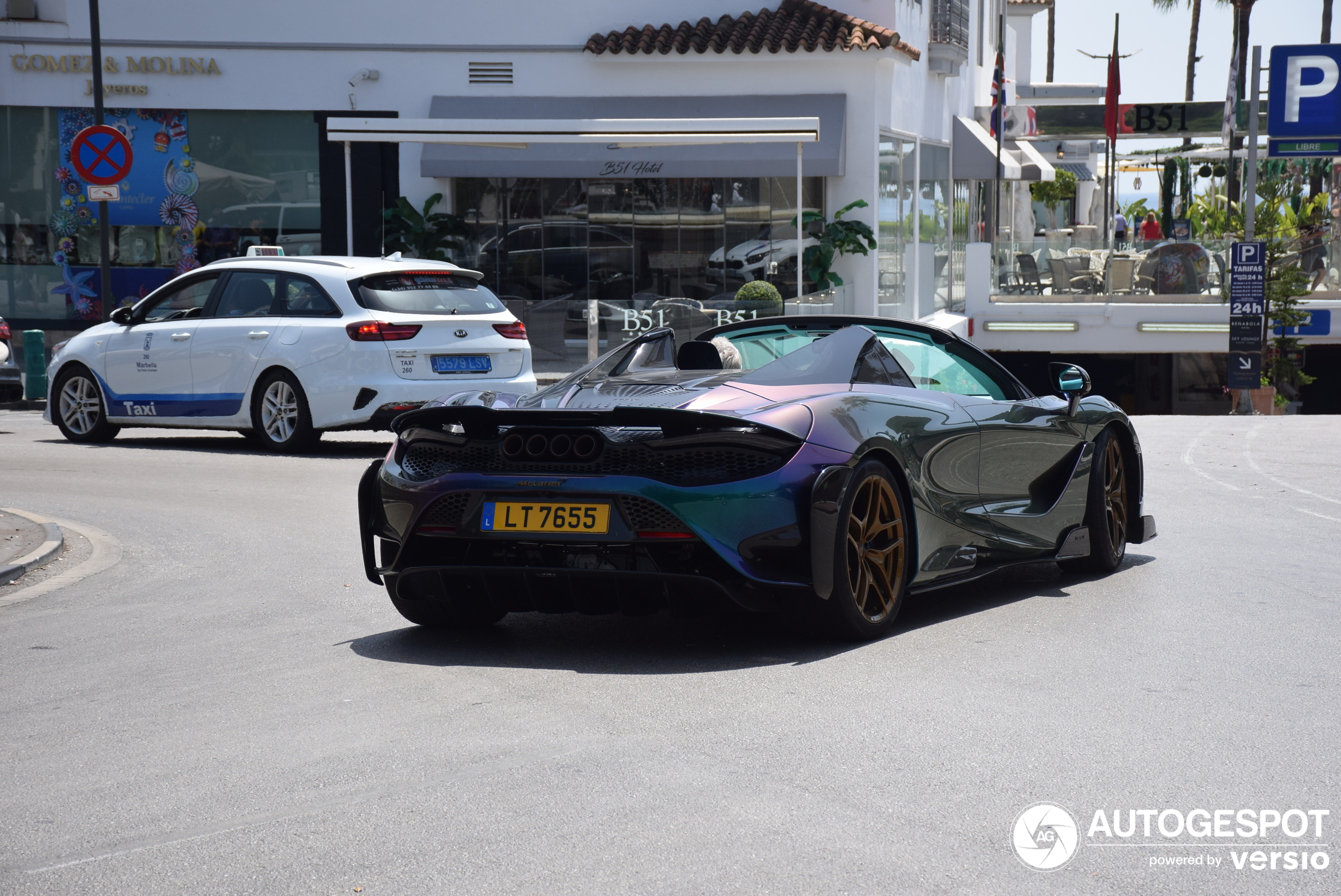 A very special 765LT Spider shows up in Marbella