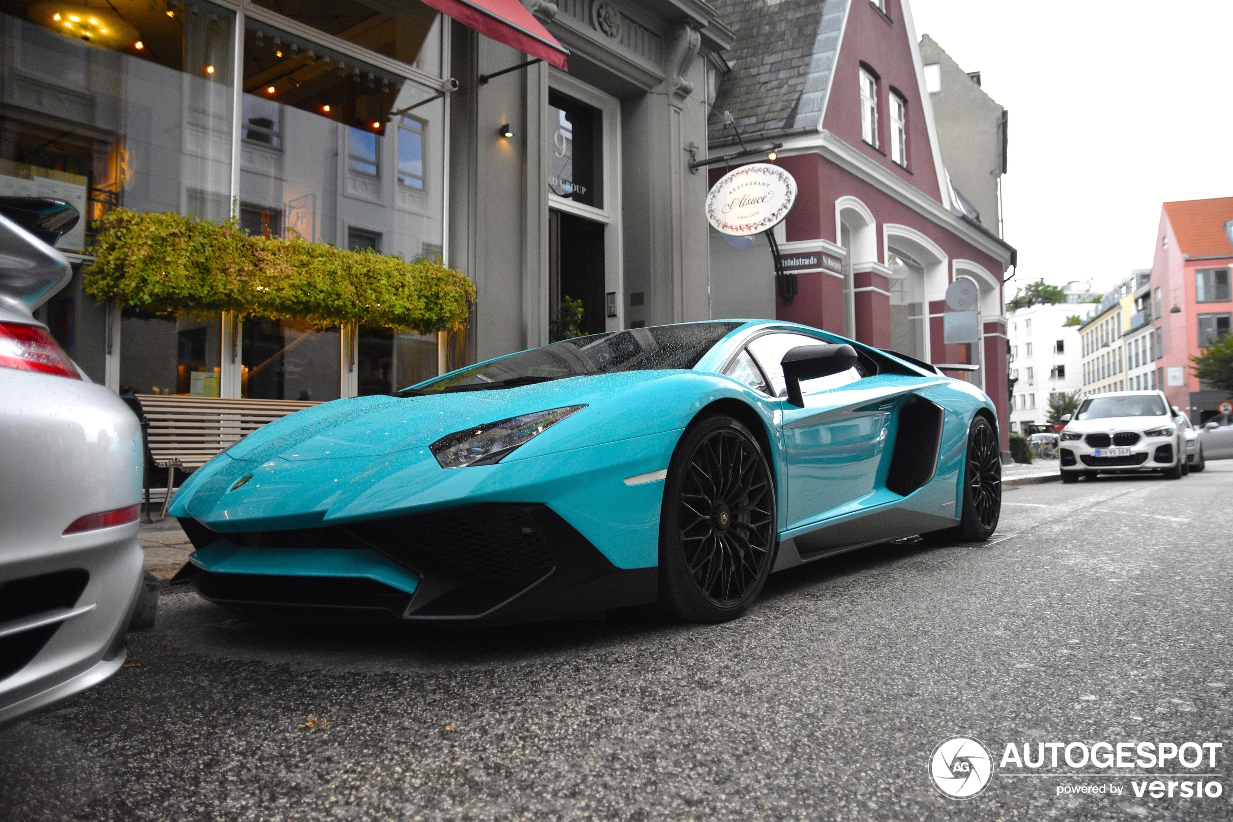 Lamborghini Aventador SV biển độc tại Đan Mạch