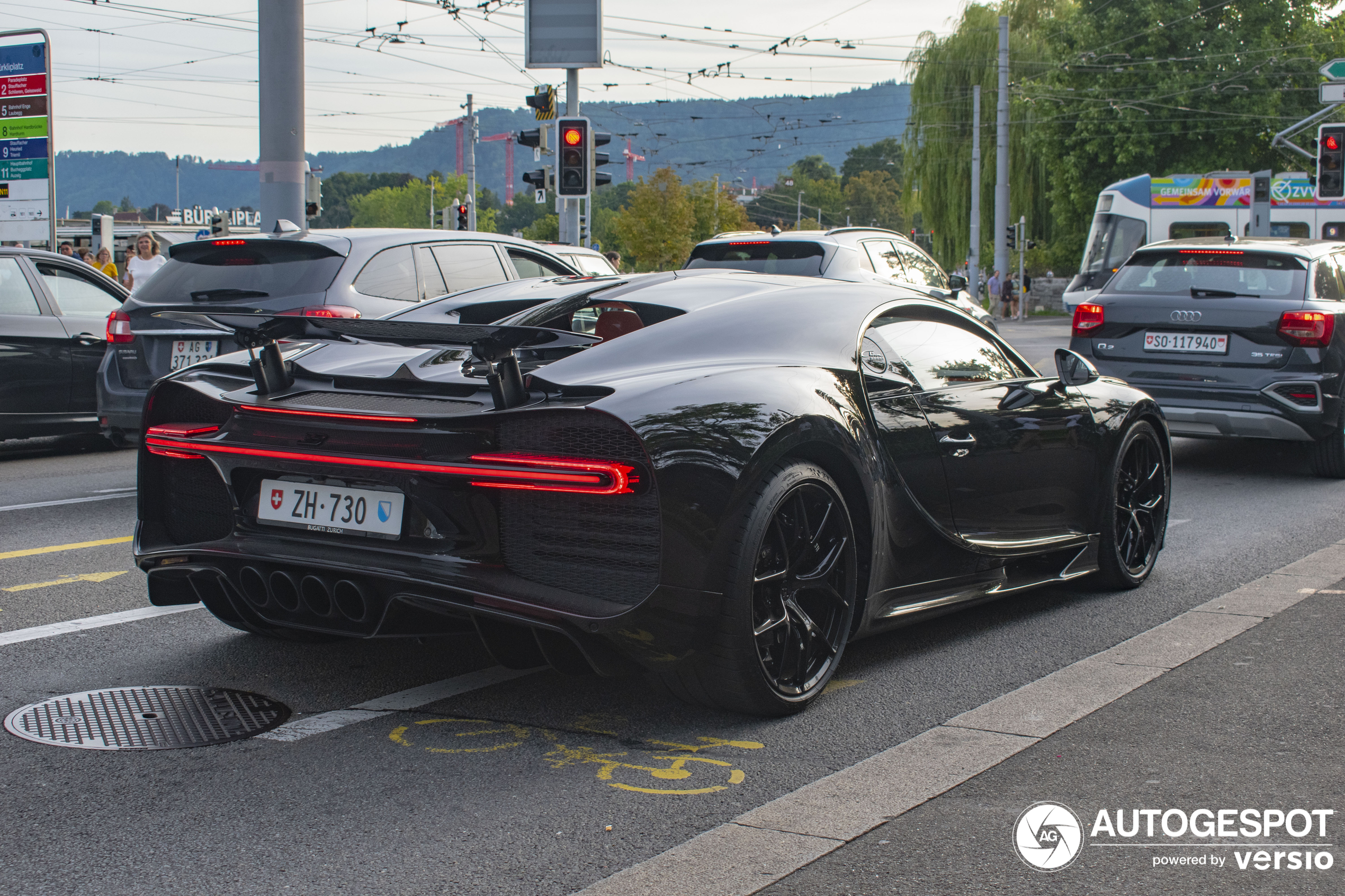 A Chiron Sport shows up in Zürich