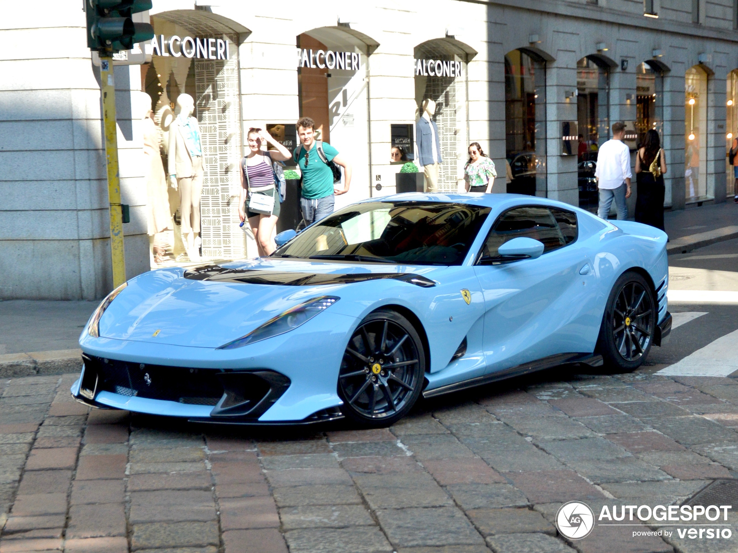 A 812 Competitione shows up in Milan