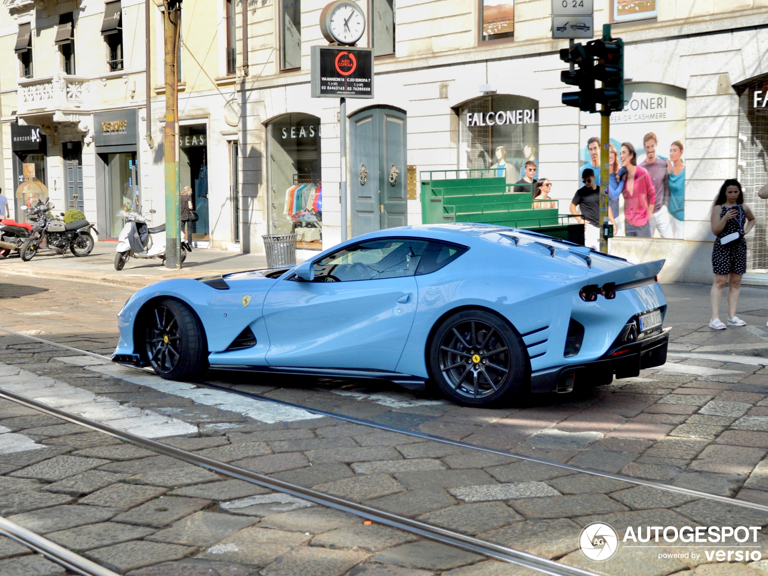 A 812 Competitione shows up in Milan