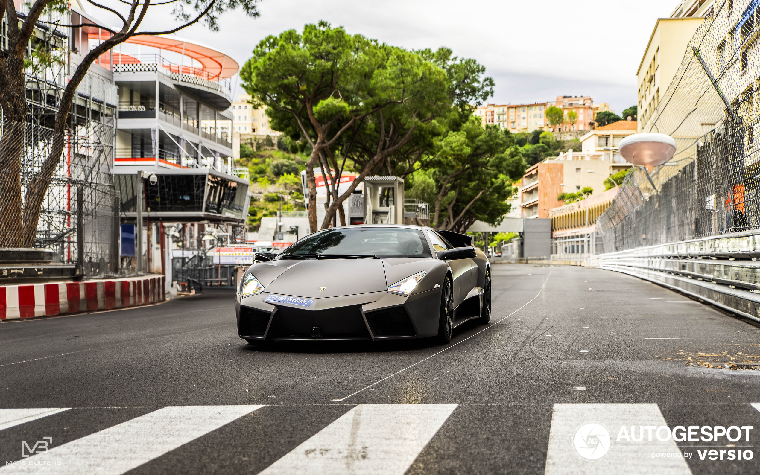 A Lamborghini Reventón shows up in Monaco