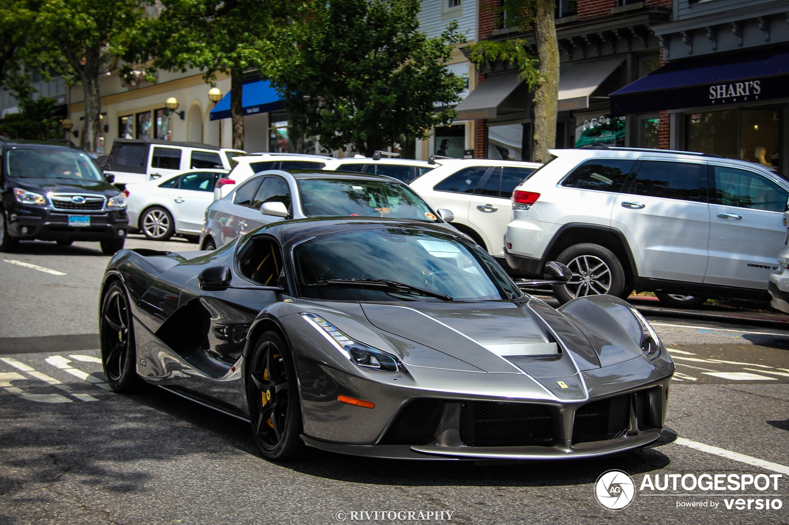 A Laferrari Aperta shows up in Greenwich