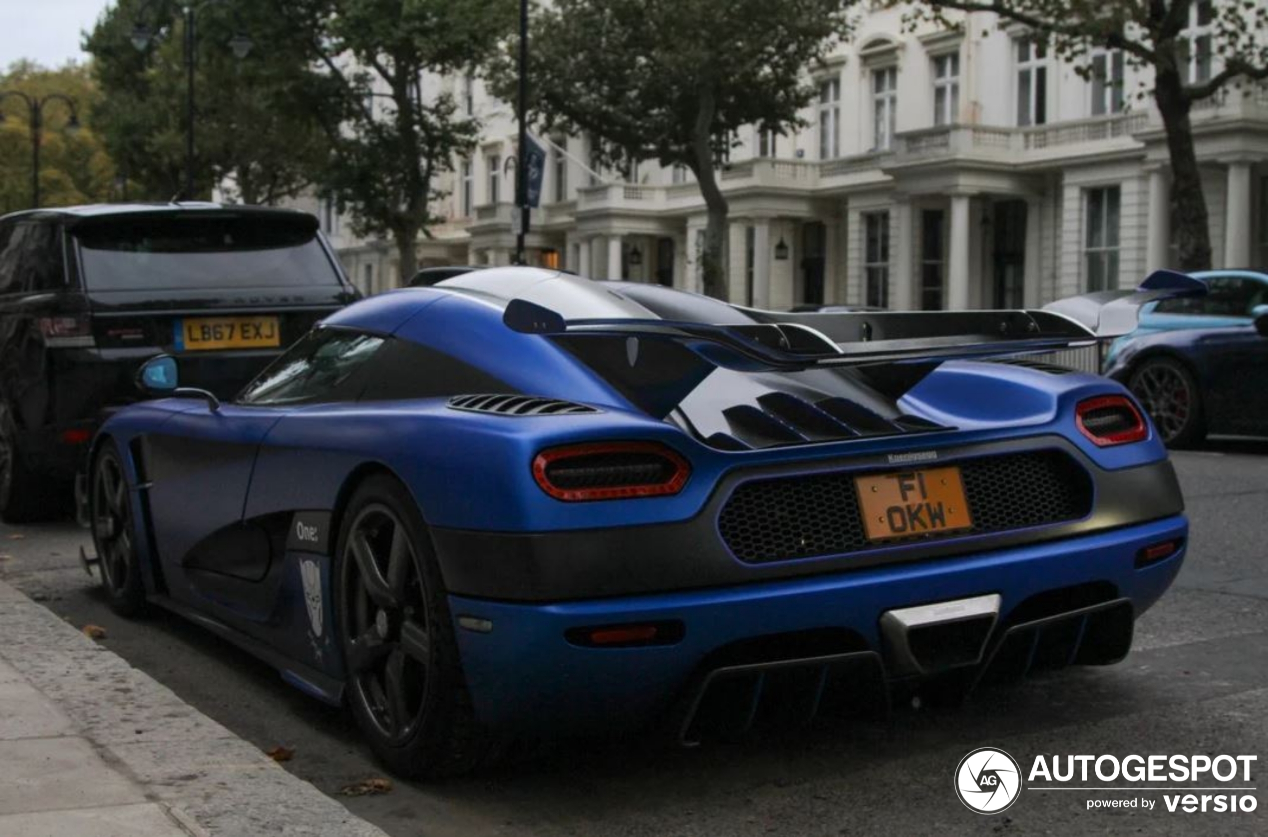 Koenigsegg One:1 fleurt Londen op