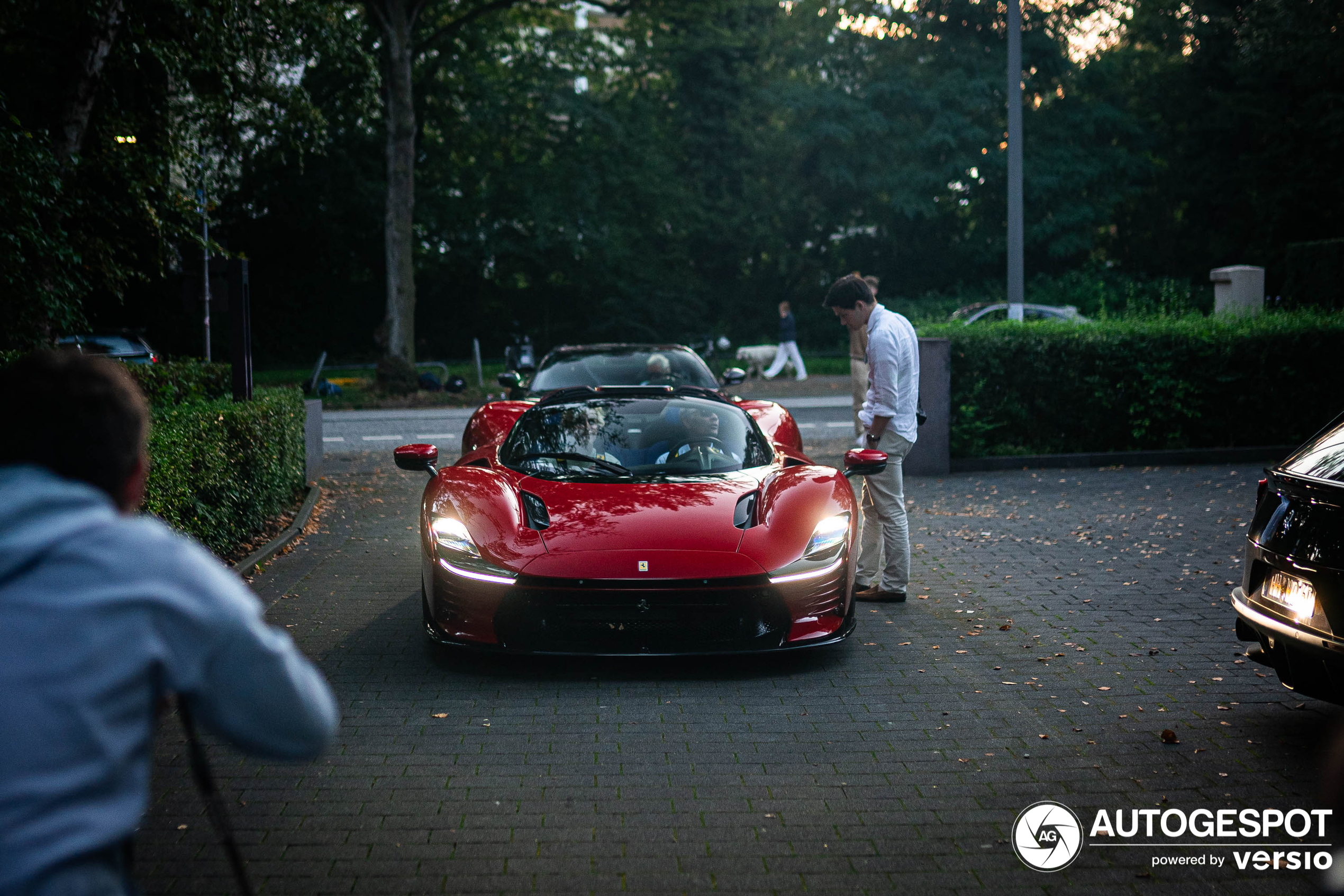 A new Ferrari Daytona SP3 shows up in Hamburg