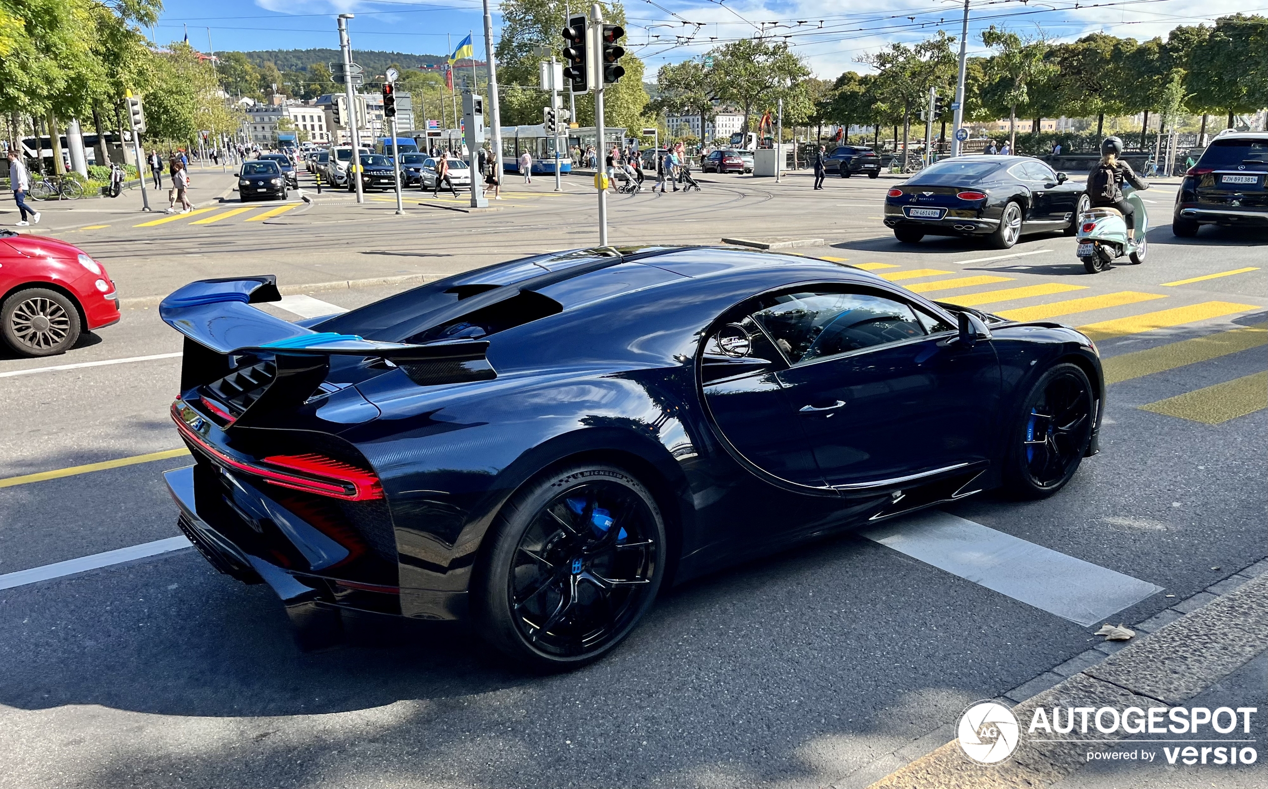 A Chiron Pur Sport shows up in Zürich