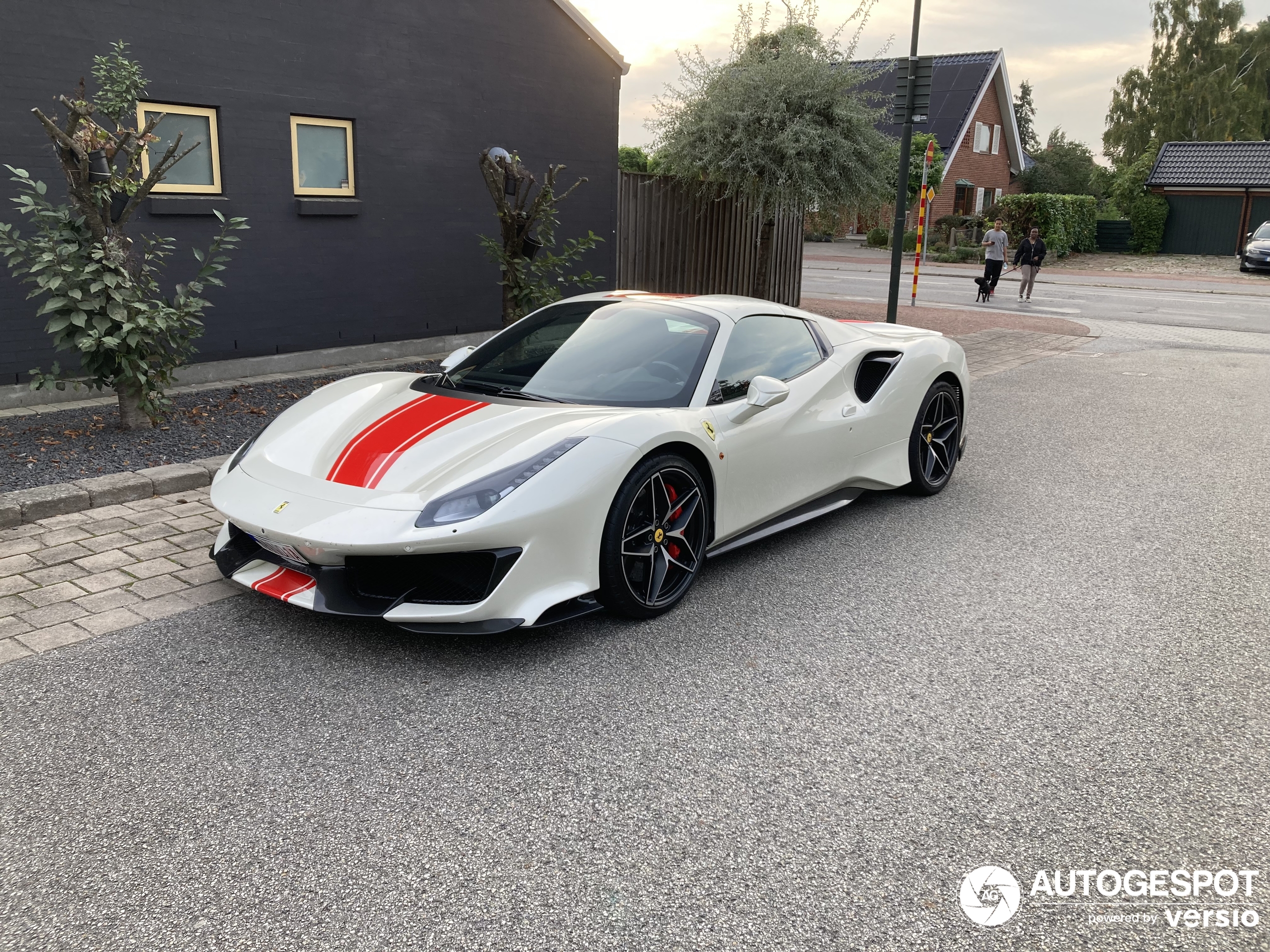 A beautiful 488 Pista Spider shows up in Malmö, Sweden