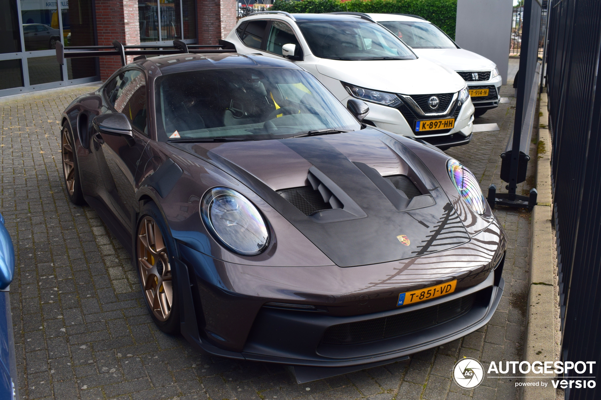 Nederlandse Porsche GT3 RS brengt bezoek aan Werkendam