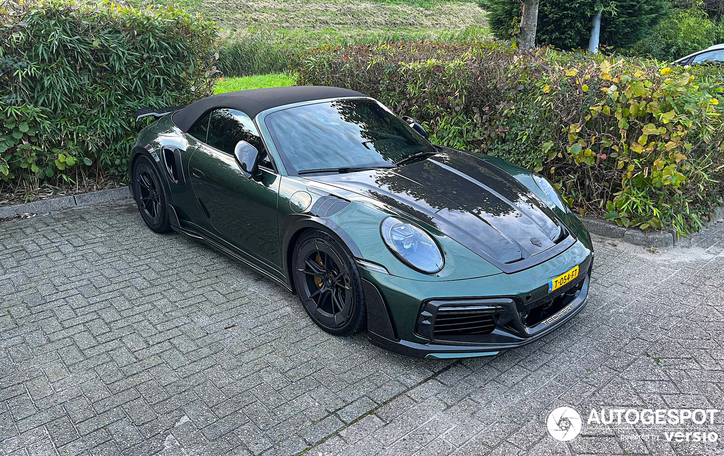 Gloednieuwe Techart GT Street R Cabriolet heeft Nederlands kenteken