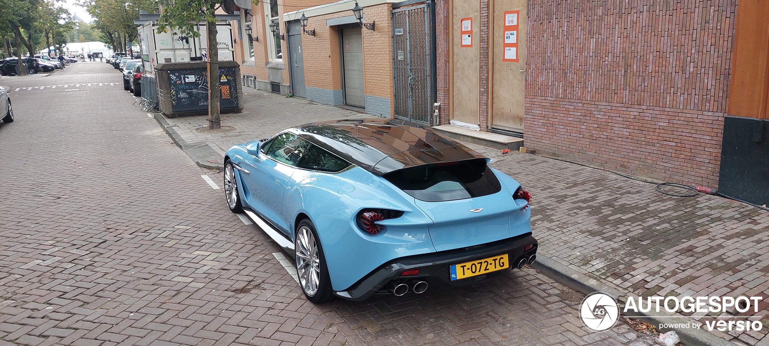 The most beautiful Vanquish Zagato Shooting Brake is now on the road with Dutch license plates.