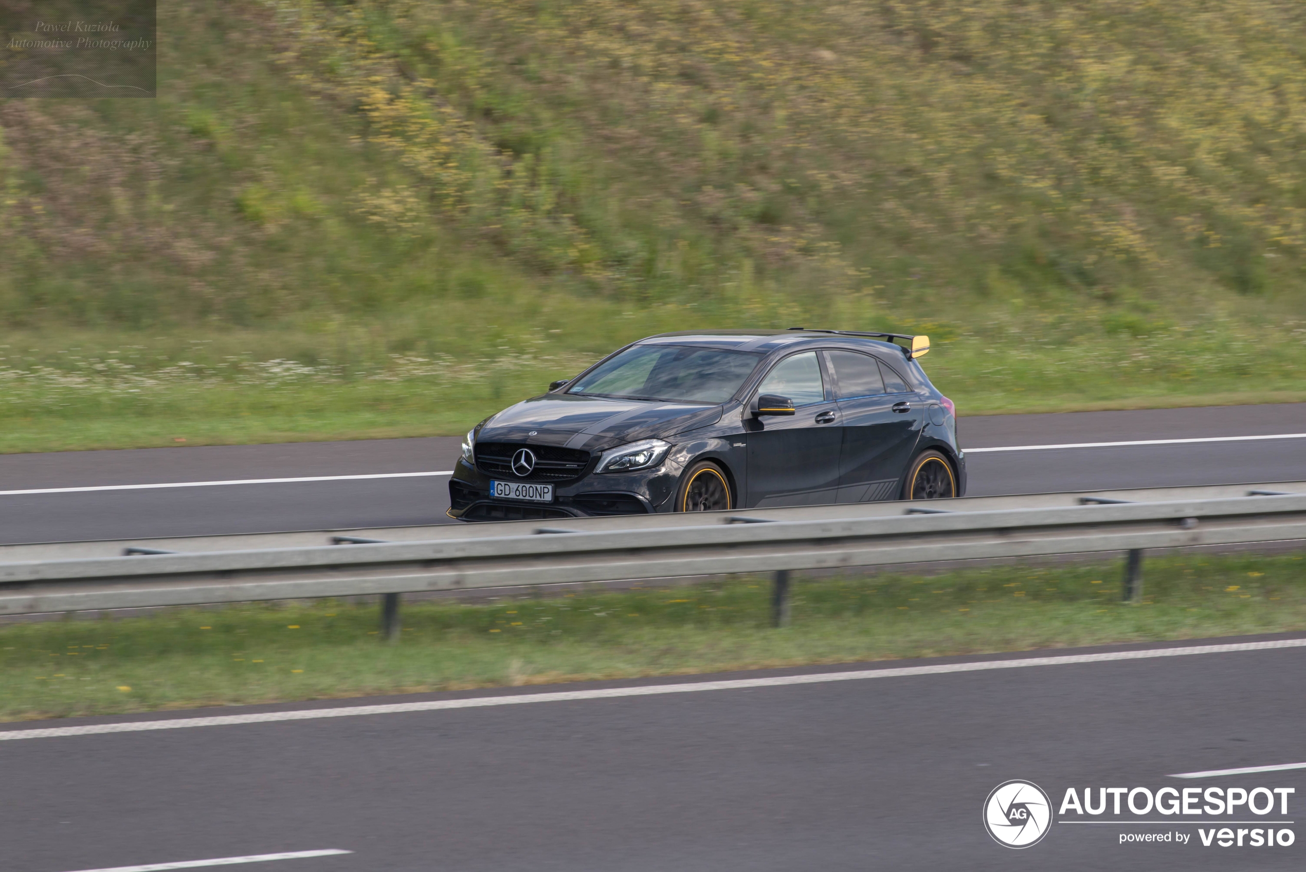 Mercedes-AMG A 45 W176 Yellow Night Edition