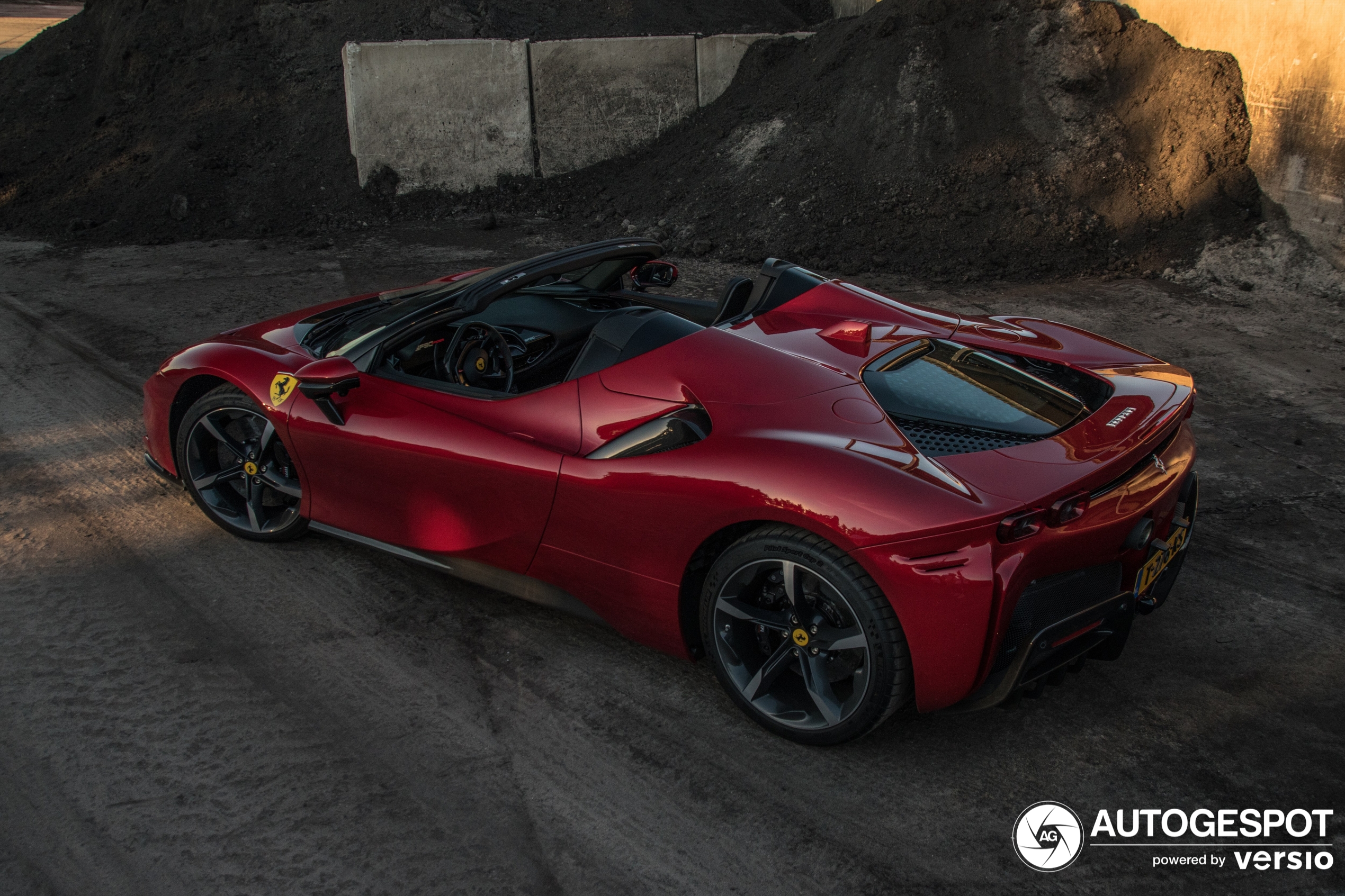 Fotoshoot van Ferrari SF90 Spider doet droom uitkomen