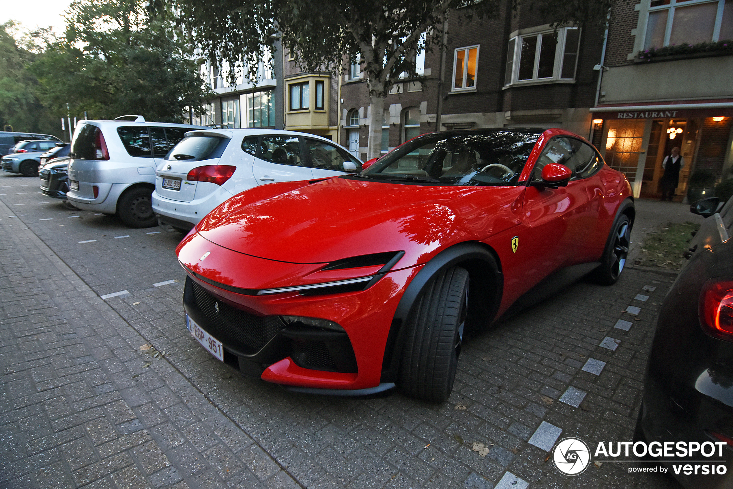 This is the first Ferrari Purosangue in Belgium